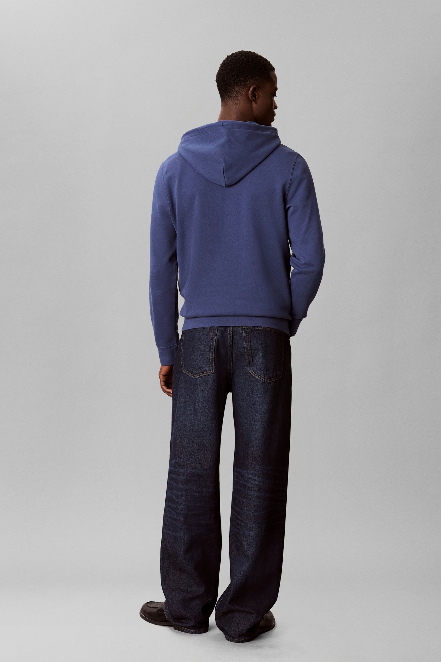 LS 350 TERRY SWEATER DARK DENIM 2