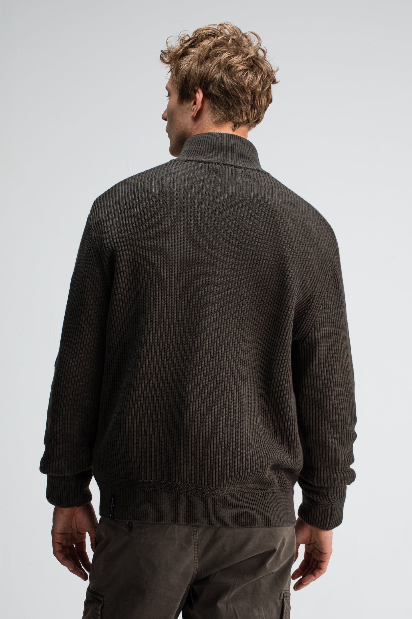 GALWAY HALF ZIP MOCHA BROWN 2