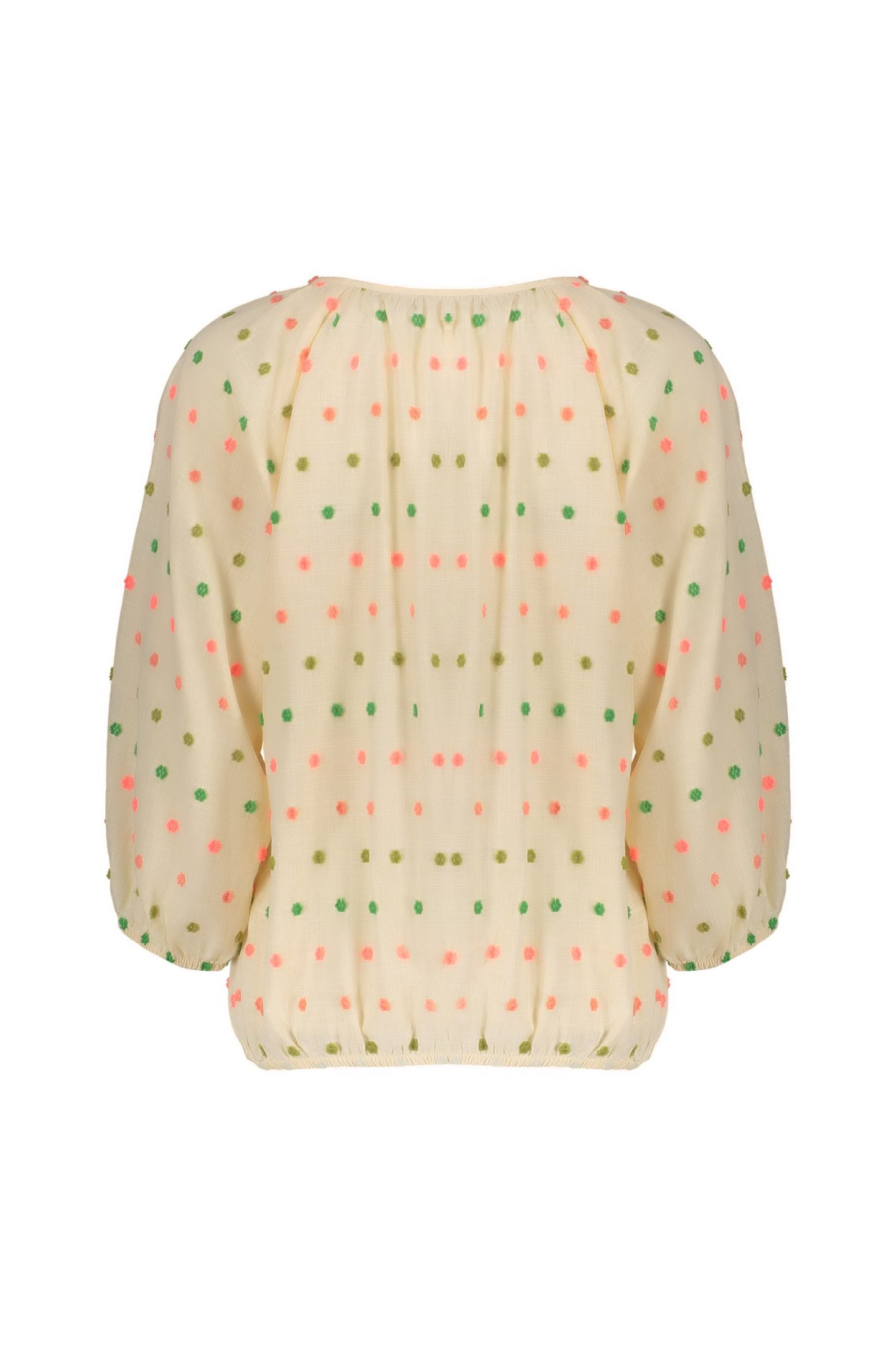 TOP ECRU/GREEN/BLUSH 2