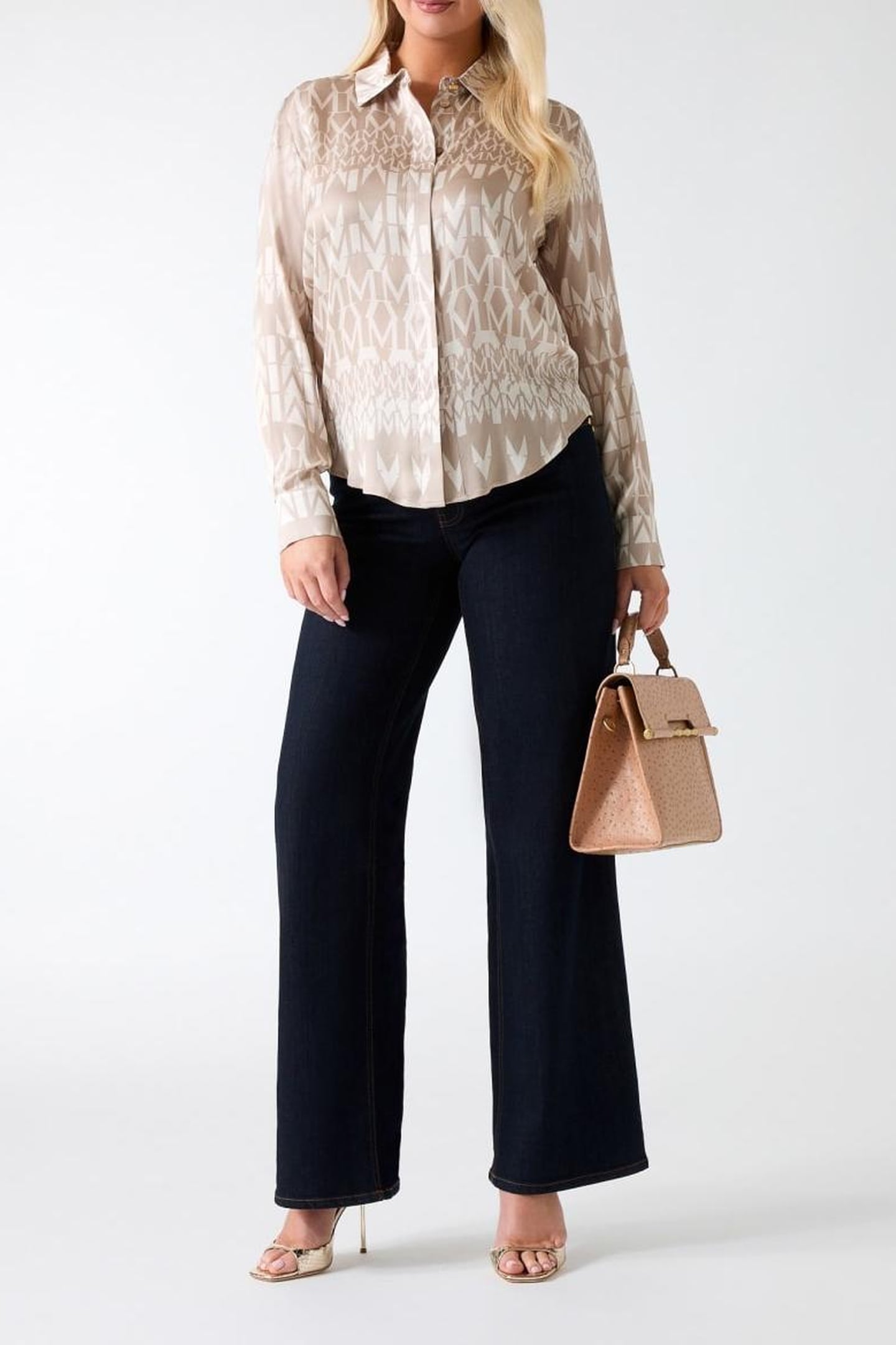 NEW MELISSA SHIRT GEOMETRIC MONOGRAM B 2