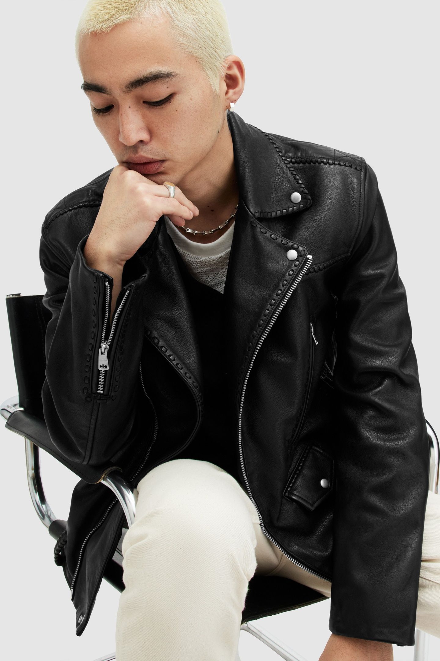 WARNER BIKER BLACK 4
