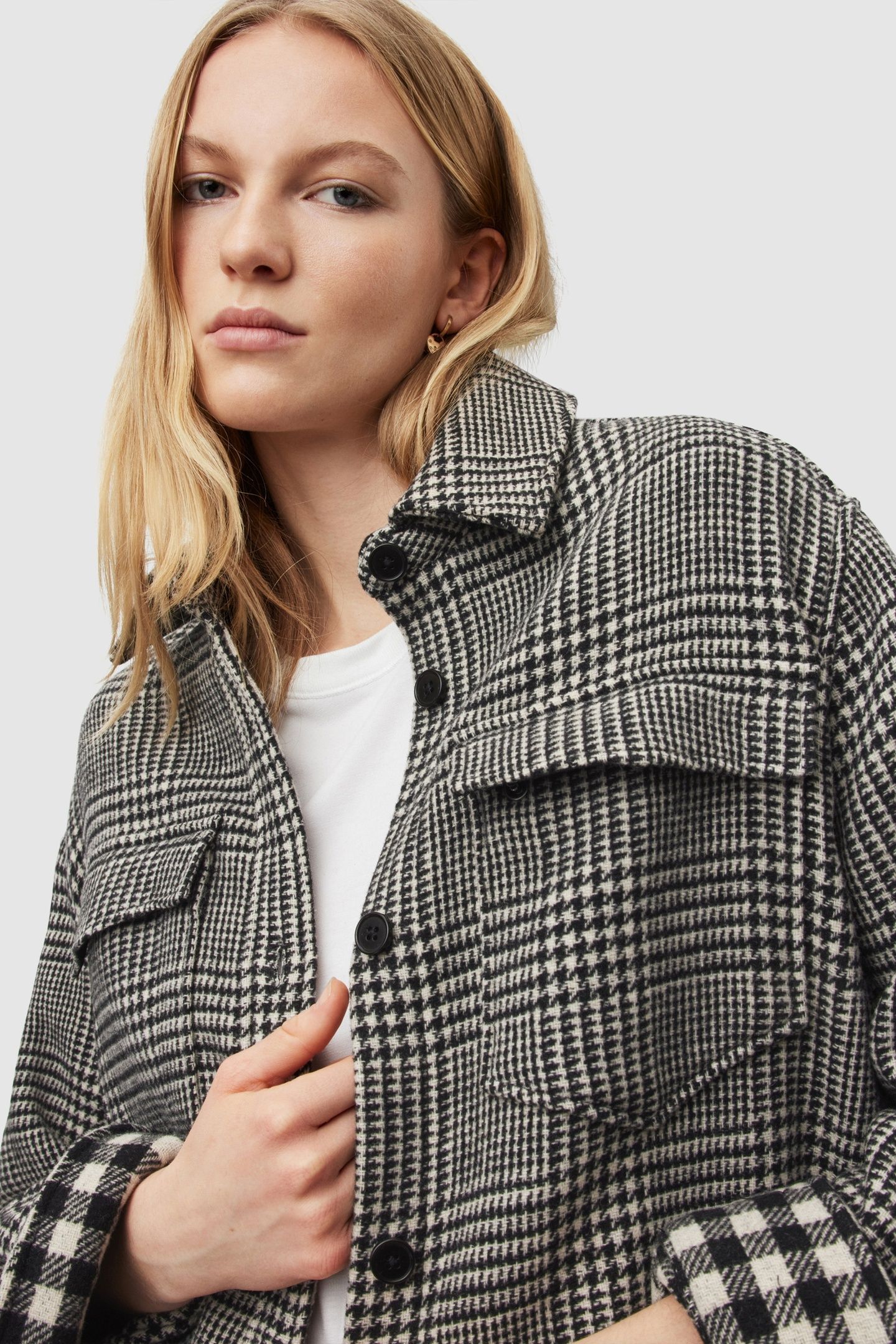 SOPHIE MONO JACKET BLACK/WHITE 8