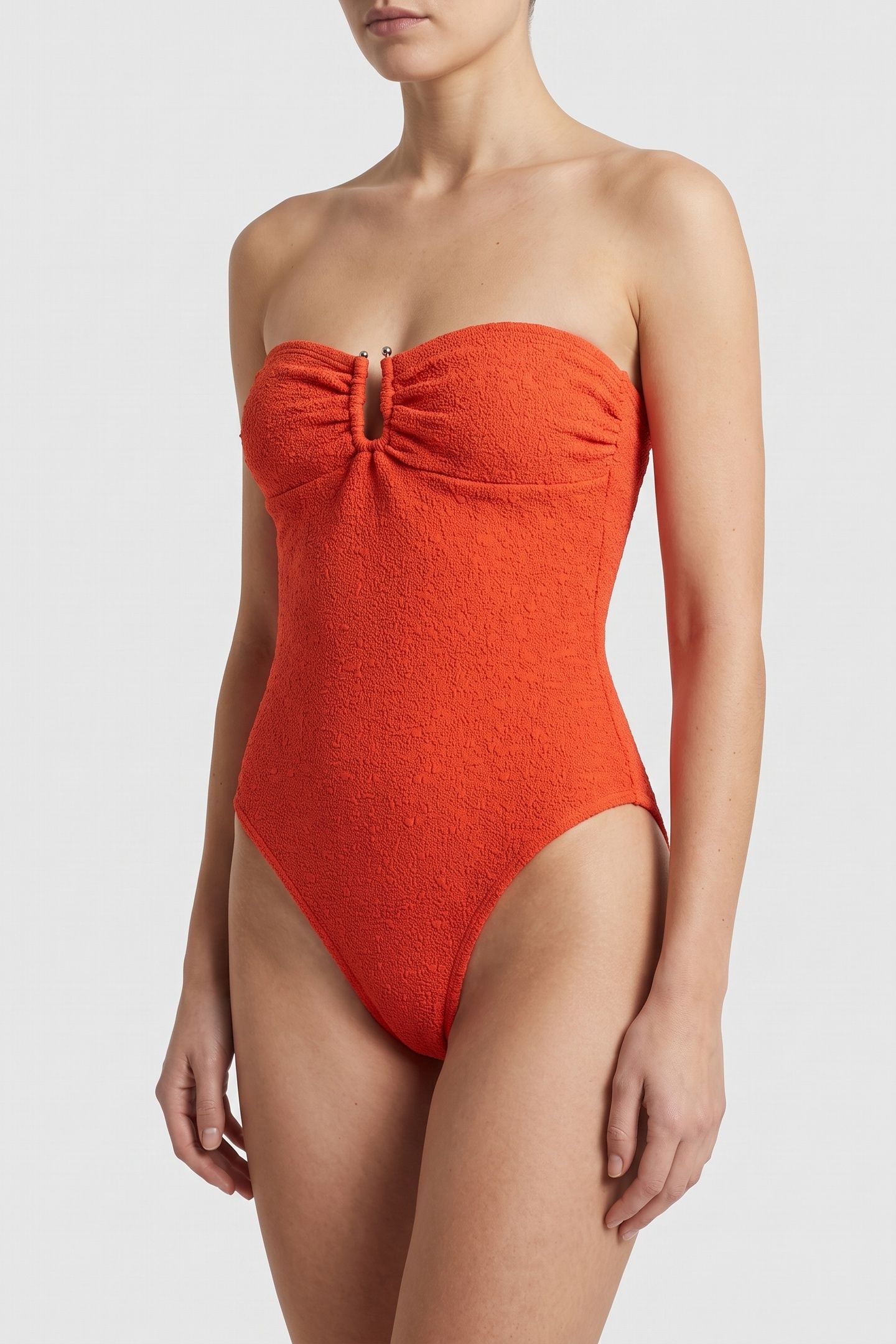 MALTA STRUCTURE SWIMSUIT ORANGE 1