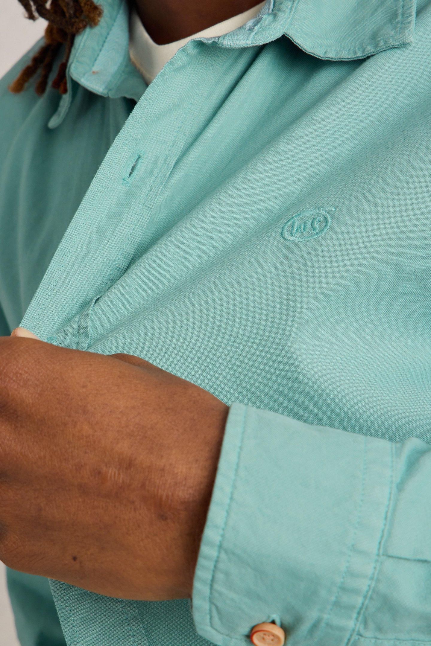 BRUTON OXFORD SHIRT LIGHT BLUE 4