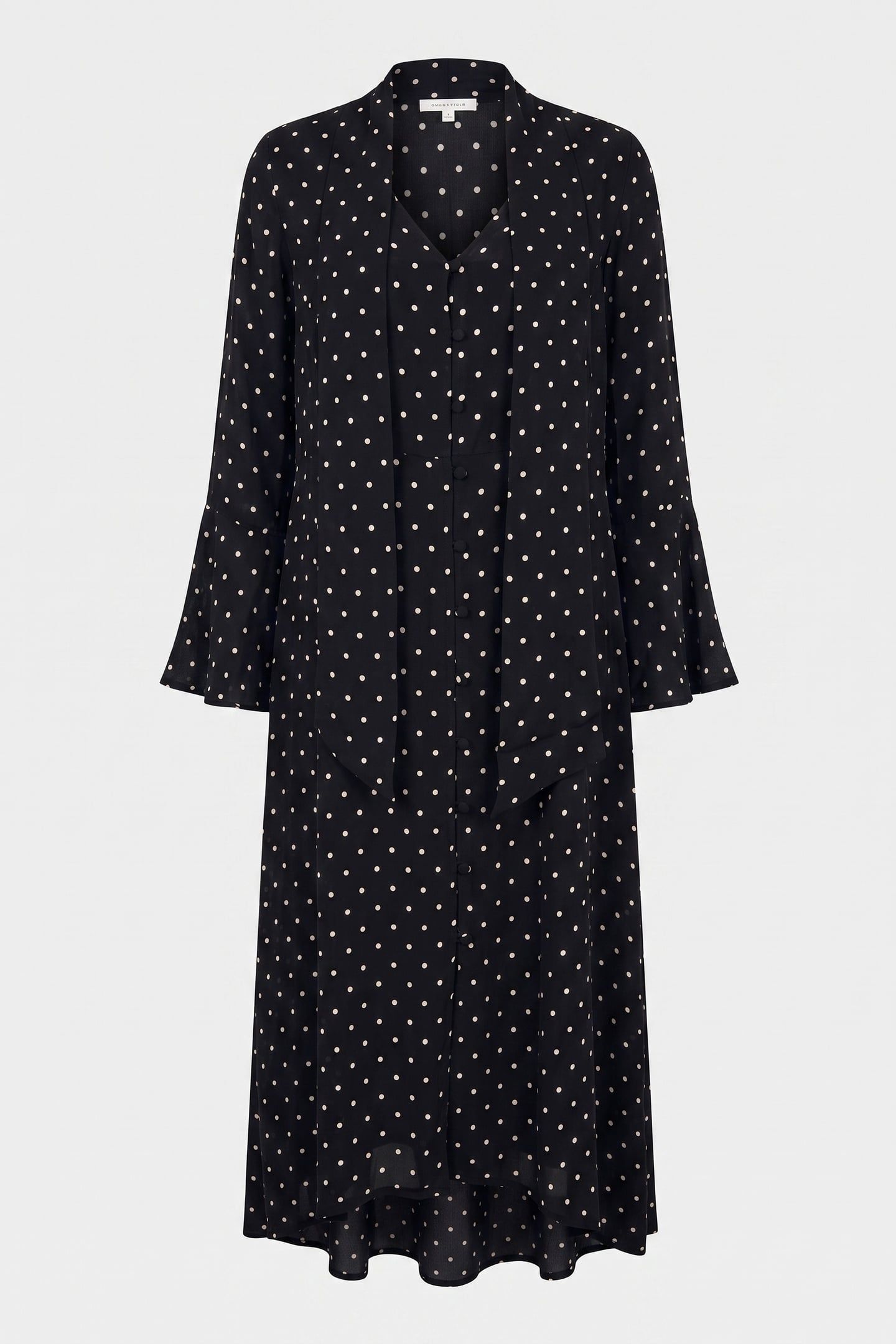 GUILIANA MAXI DRESS BLACK 4