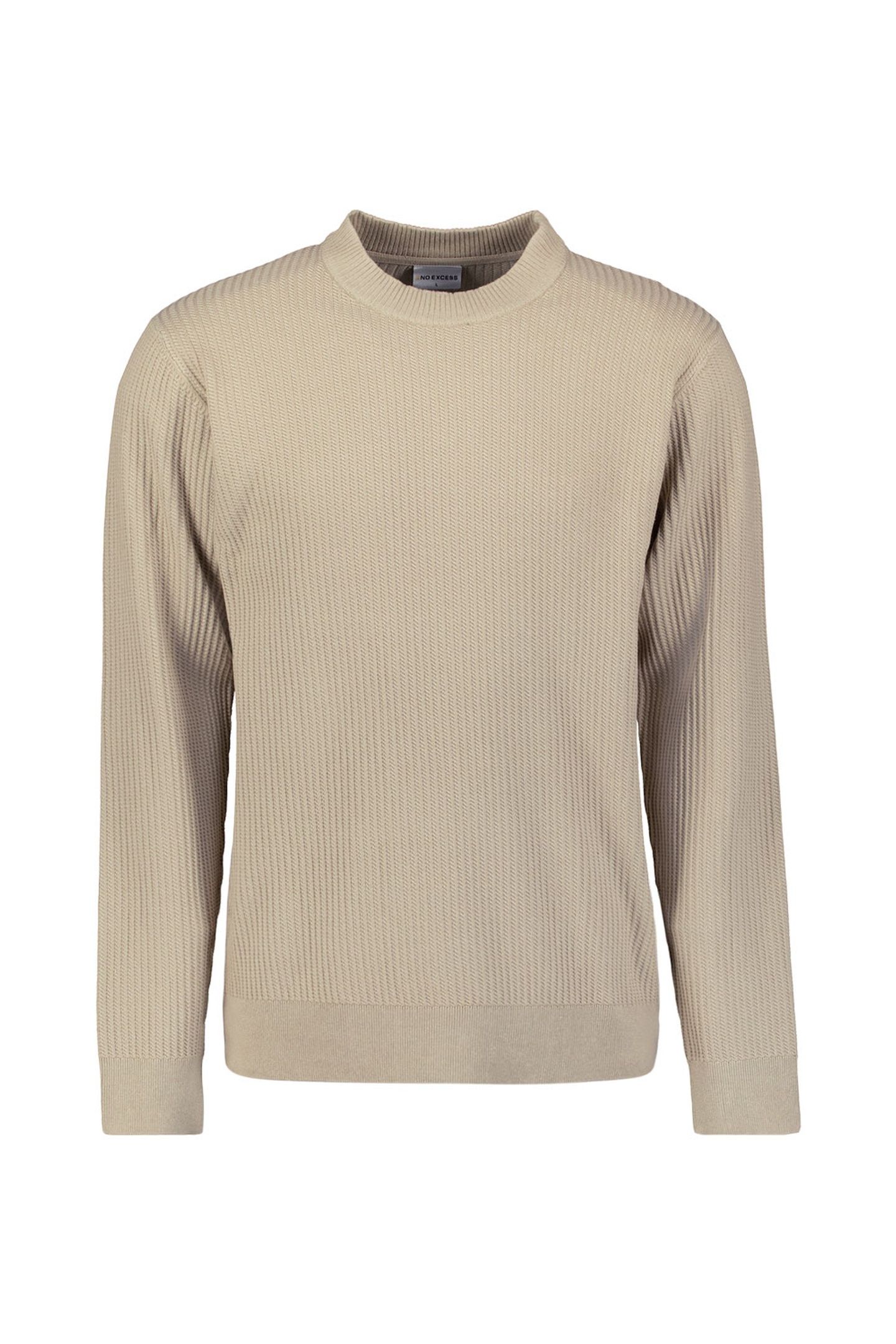PULLOVER CREWNECK RIB SAND 5