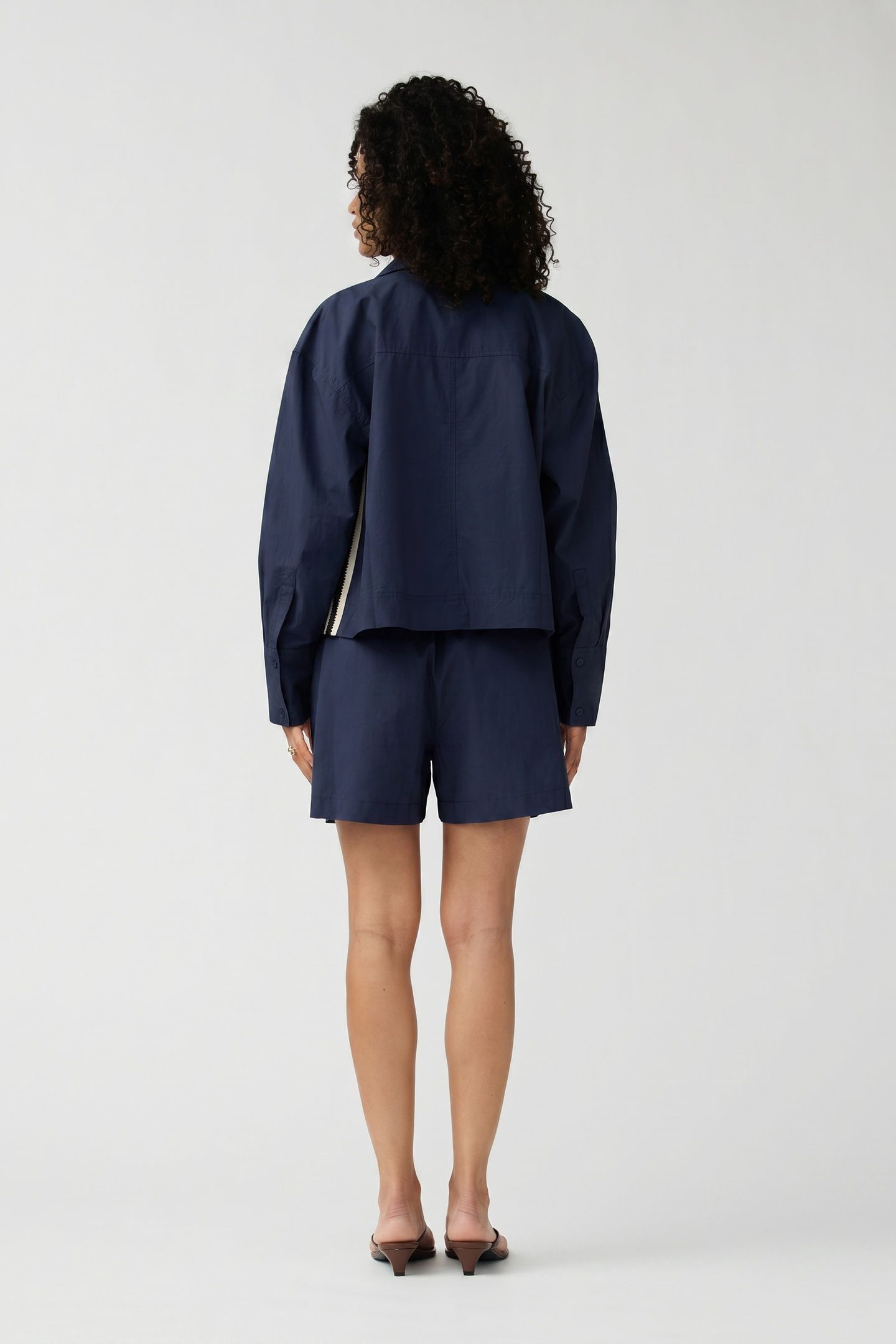 BLOUSE LOES TAPE NAVY 2