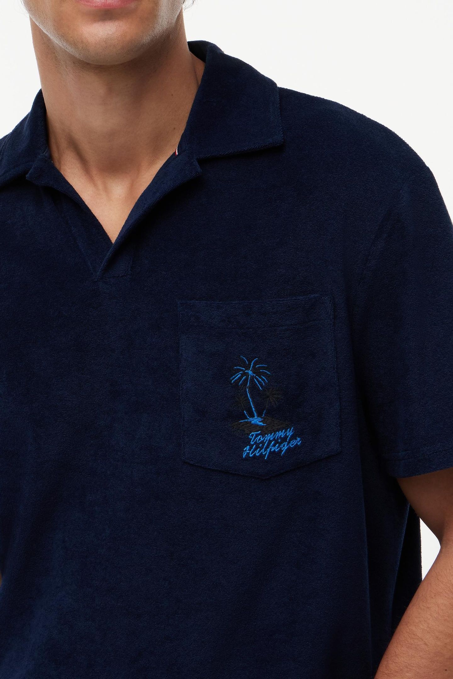 TOWELLING GRAPHIC CARBON NAVY 5