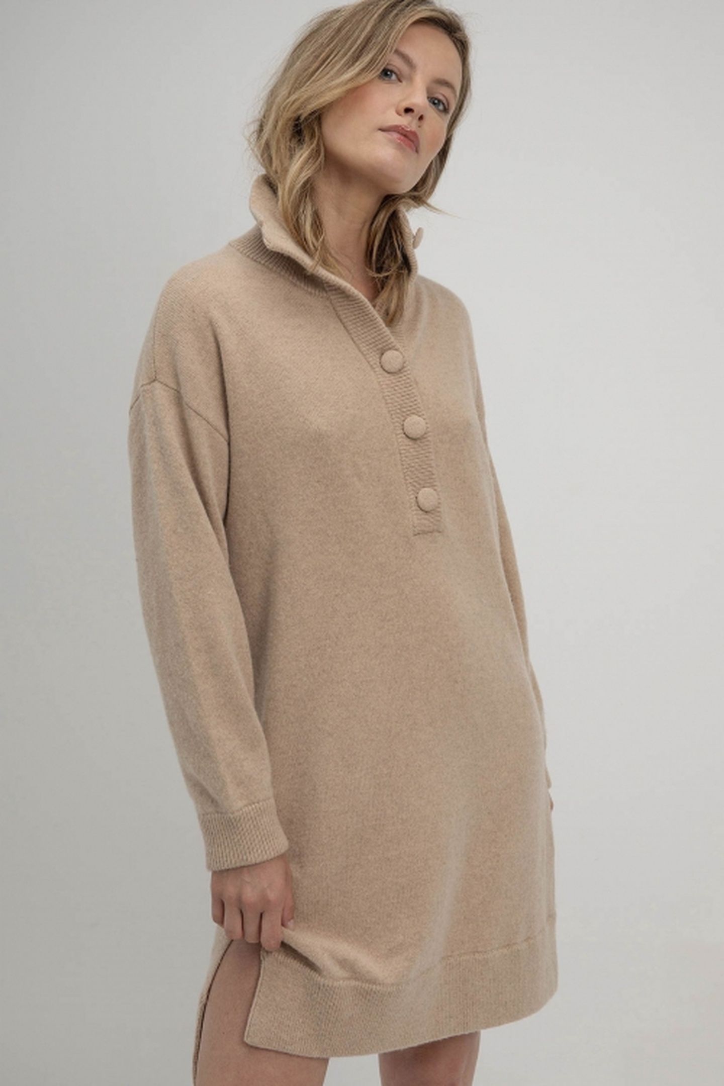 STACEY DRESS SAND 2