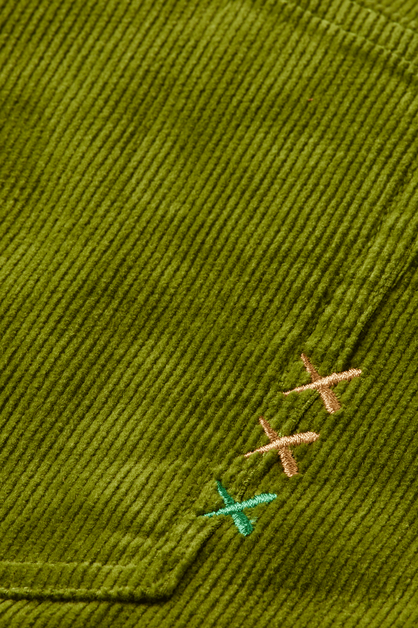 THE ZEE STRAIGHT JEANS IN COLOURED CORDUROY CALLA GREEN 4