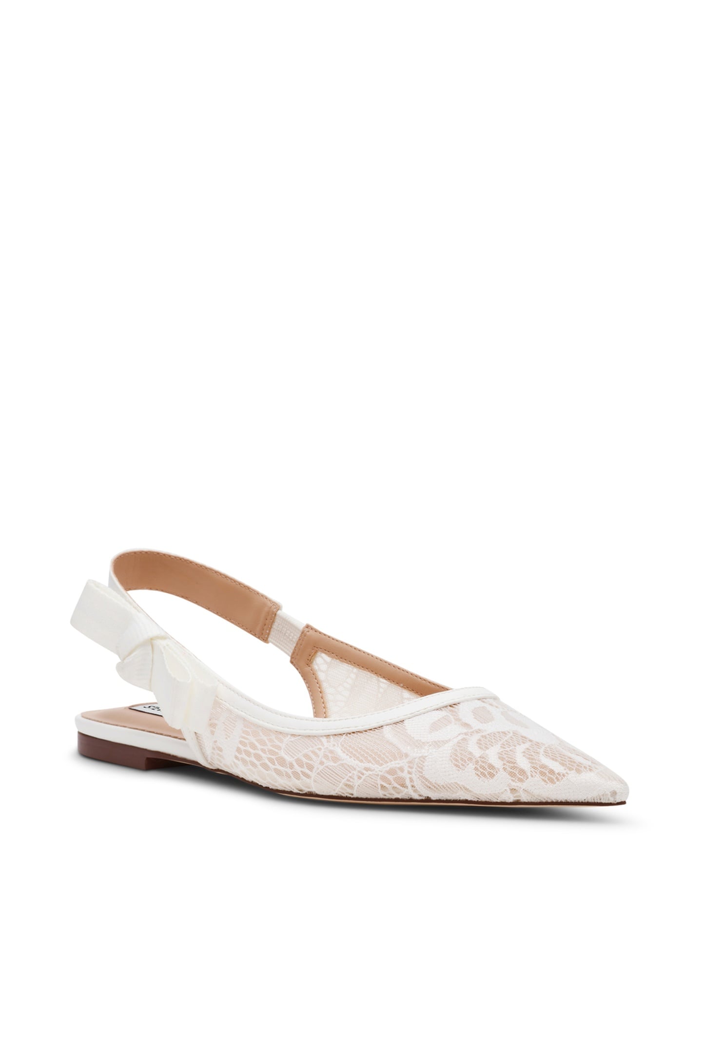 OLYVIA-L FLAT SHOES WHITE LACE 2