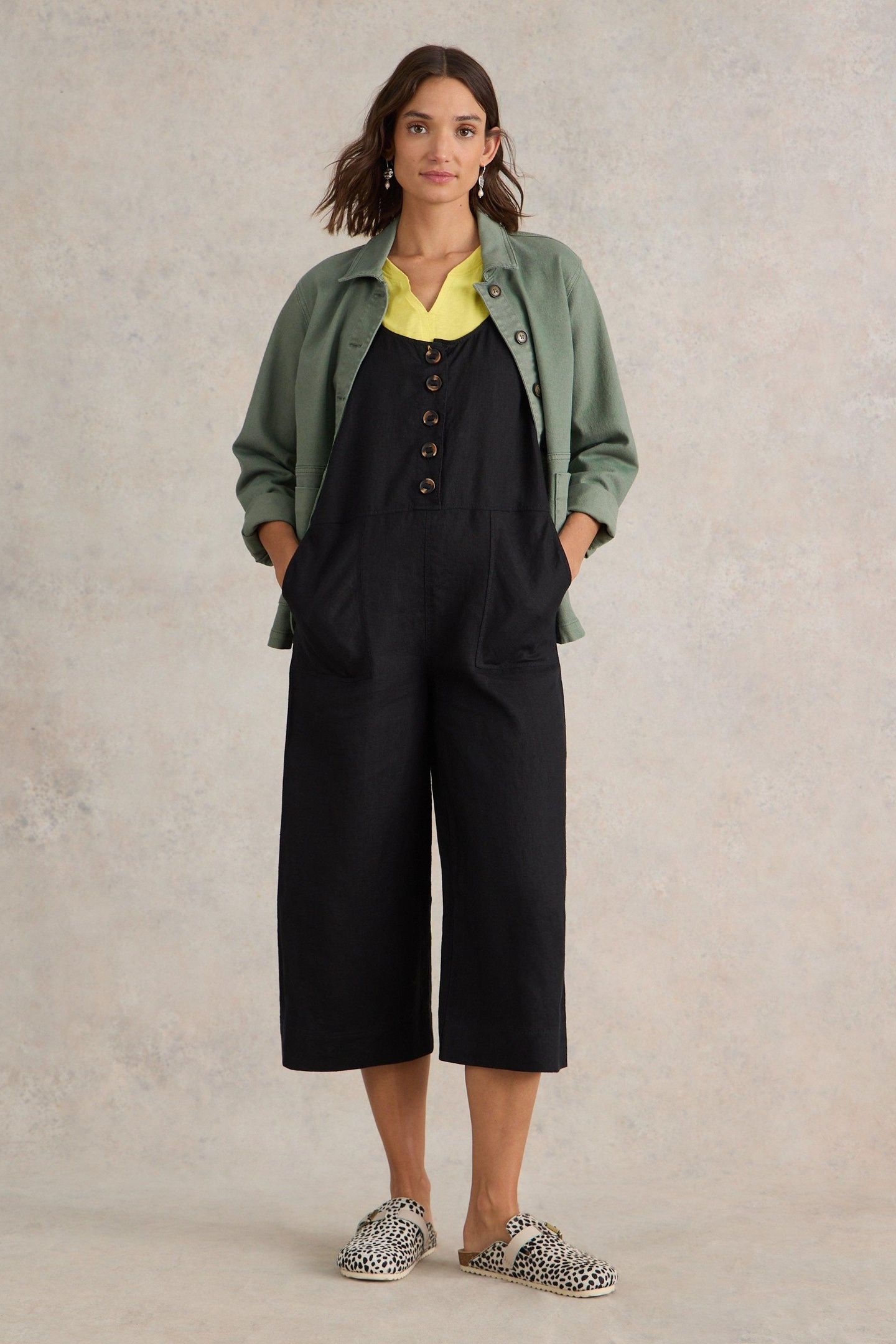 CARRIE DENIM JACKET MID GREEN 1