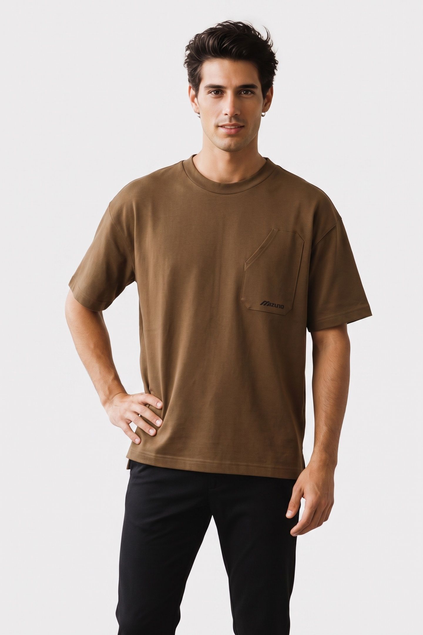 UNISEX SL HEAVY OUNCE T-SHIRT DARK OLIVE 1
