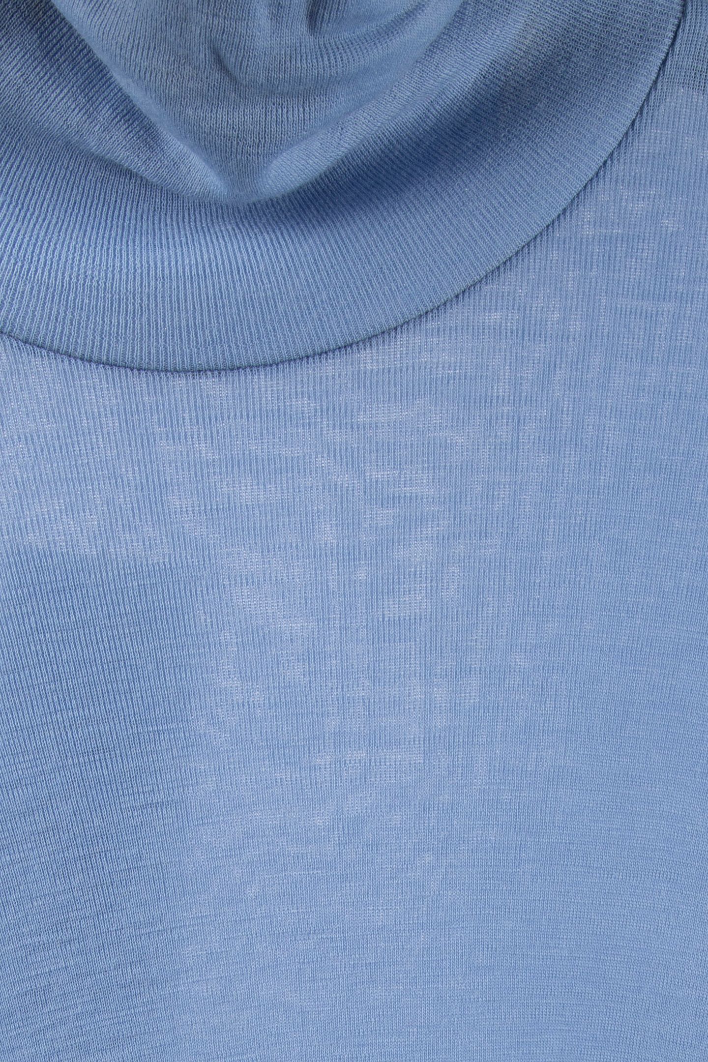 MALENA WOOL RIB TURTLENECK BLUE 4