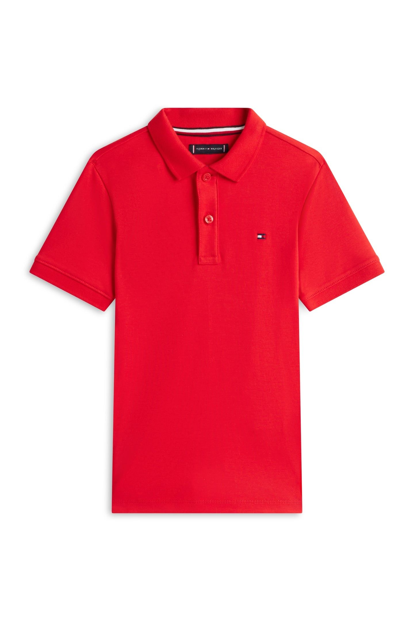 BOYS INTERLOCK POLO RAPID RED 4