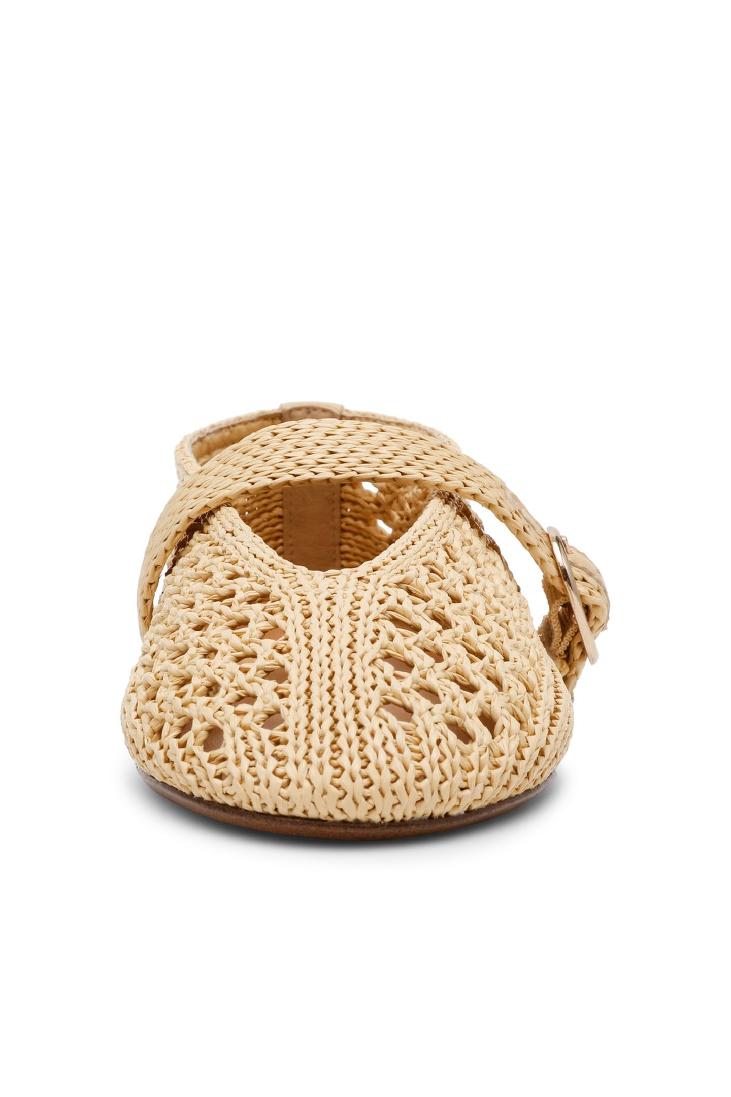 ALARA FLAT SHOES NATURAL RAFFIA 4