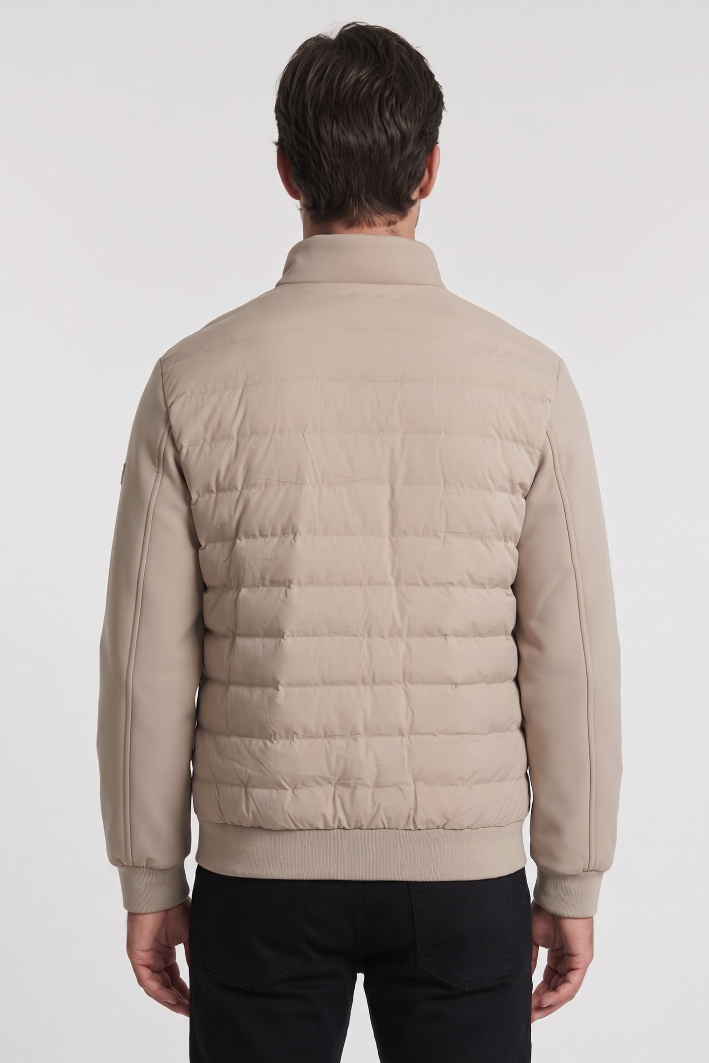 GUESS ECO QUILTED JACKET TRADITIONAL KHAKI 2