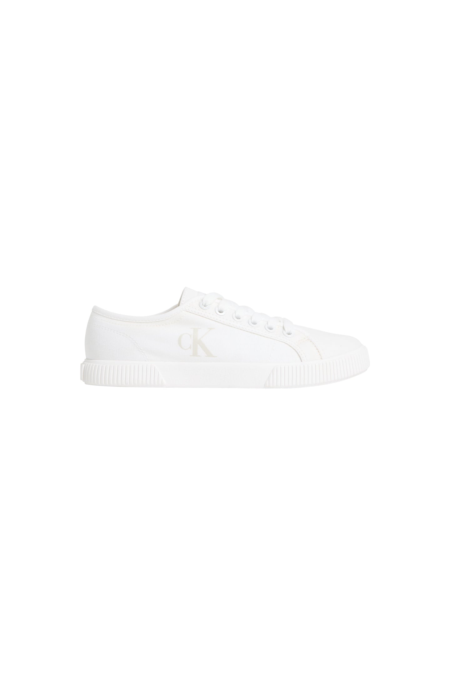 ESSENTIAL CANVAS TRAINERS TRIPLE BRIGHT WHITE 1