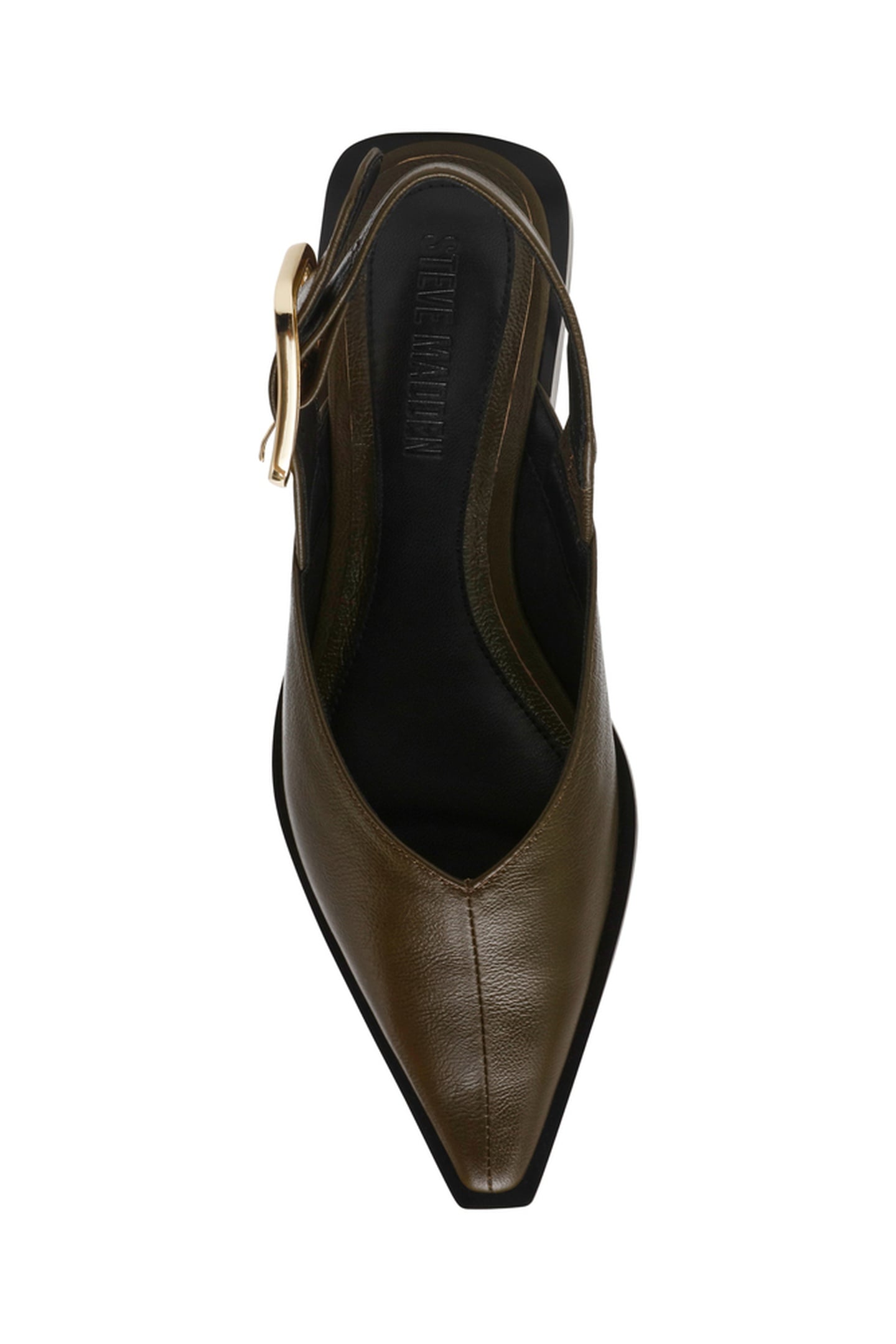 SHAY FLAT SHOES OLIVE LEATHER 6