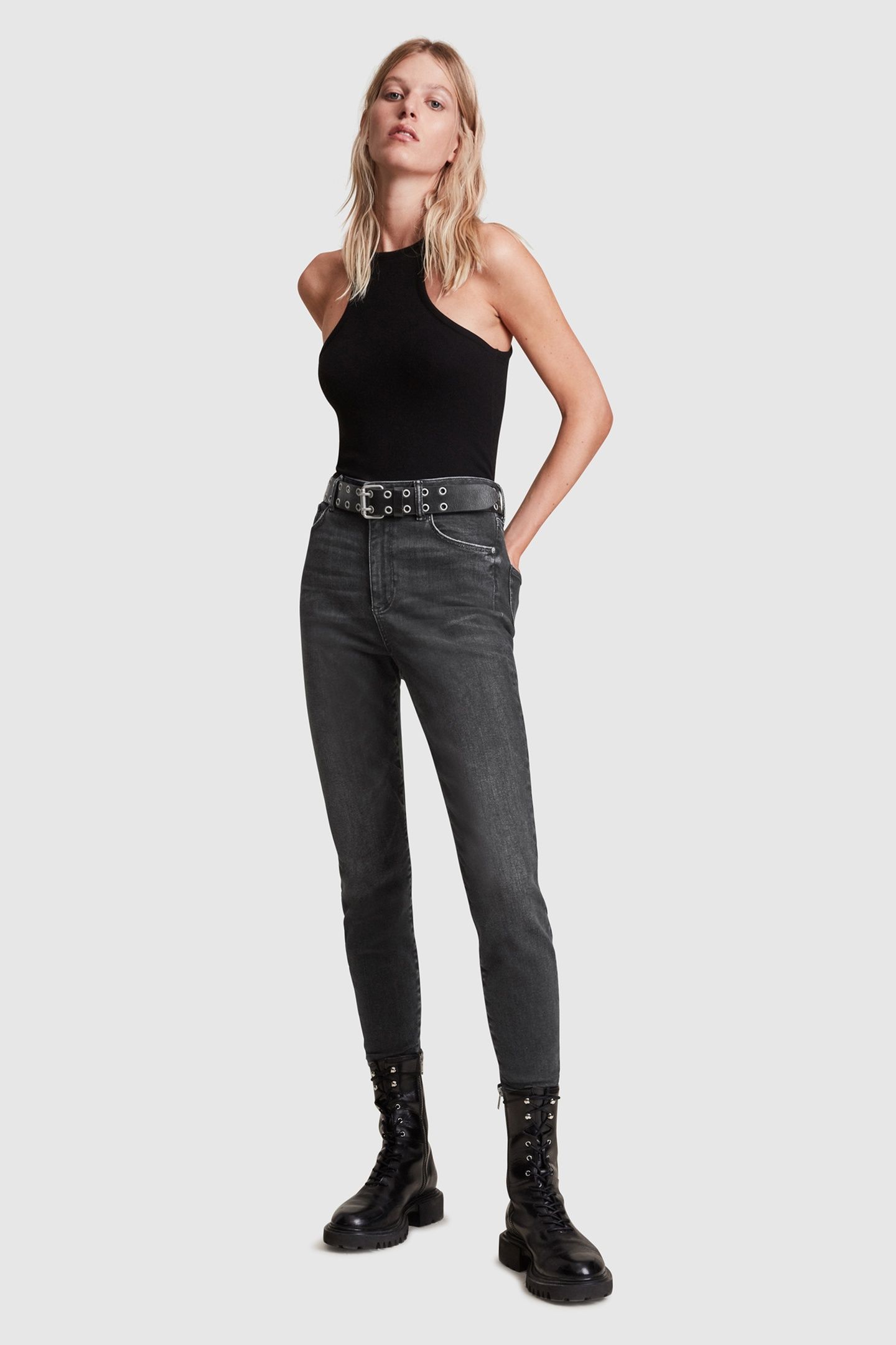 PHOENIX JEAN WASHED BLACK 4