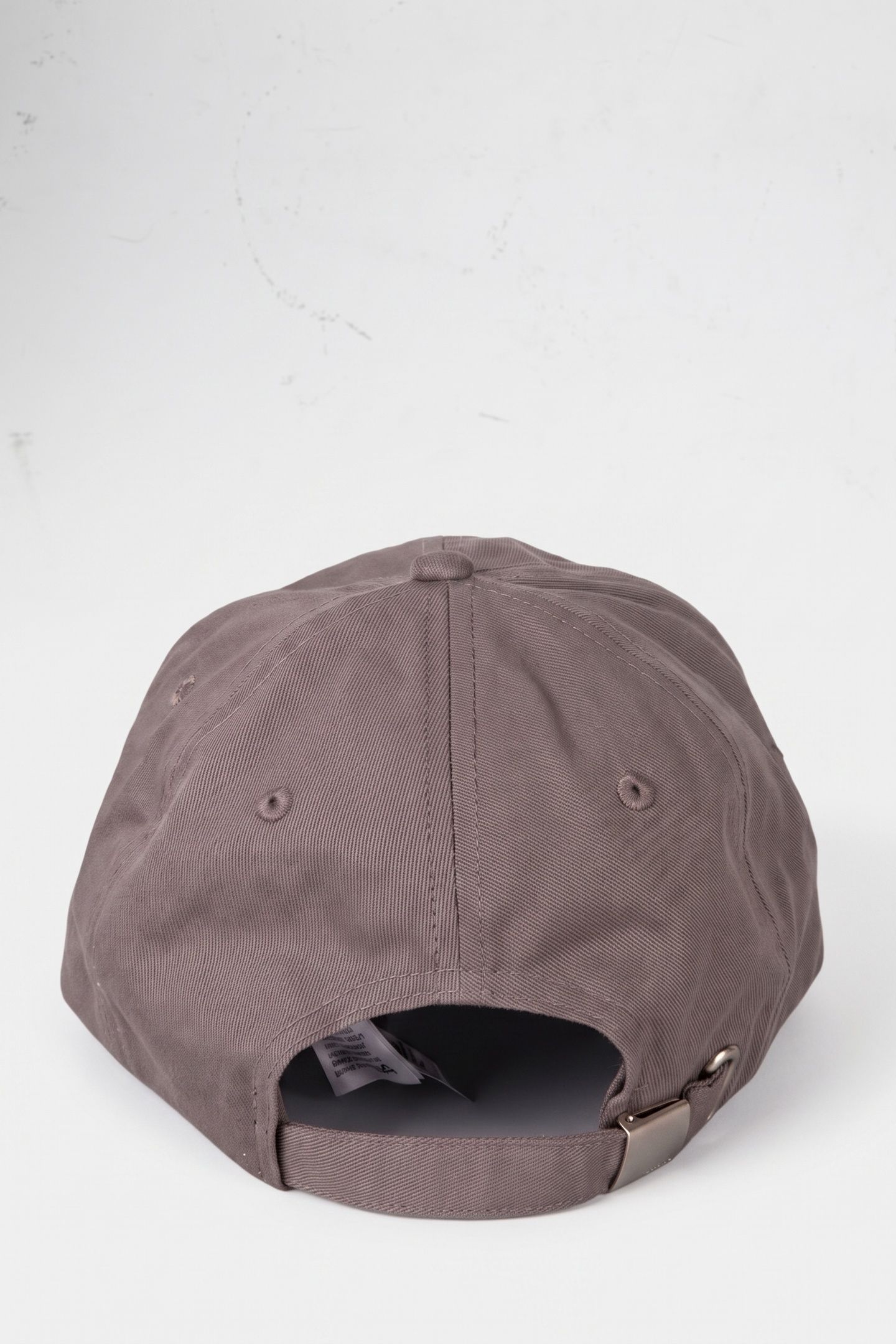 MONOGRAM EMBROIDERY CAP CHARCOAL GRAY 2