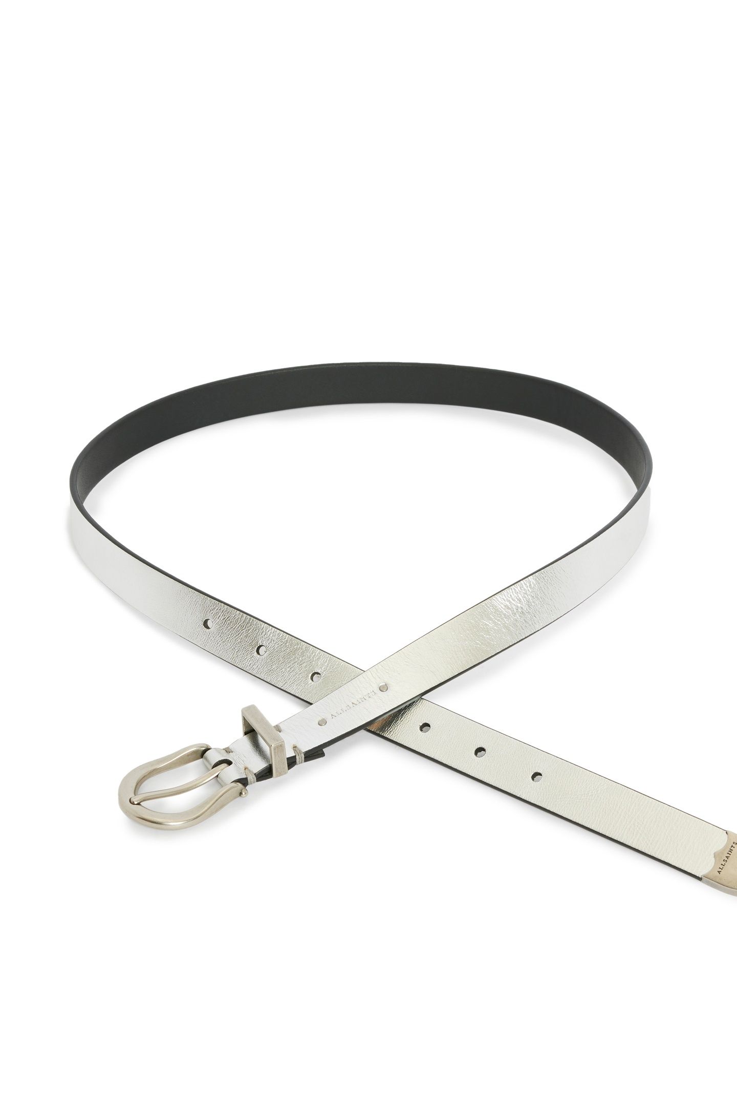 LUNA MET WSTRN BELT SILVER/DULL NICKEL 3