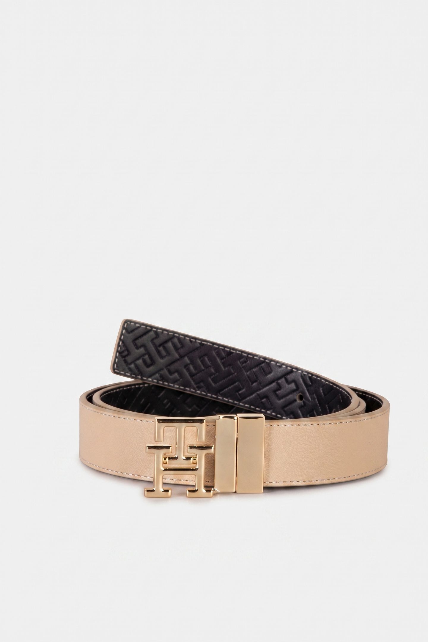 LOGO 3.0 REVERSIBLE BELT BLUE MONO/CLAYED PEBBLE 2