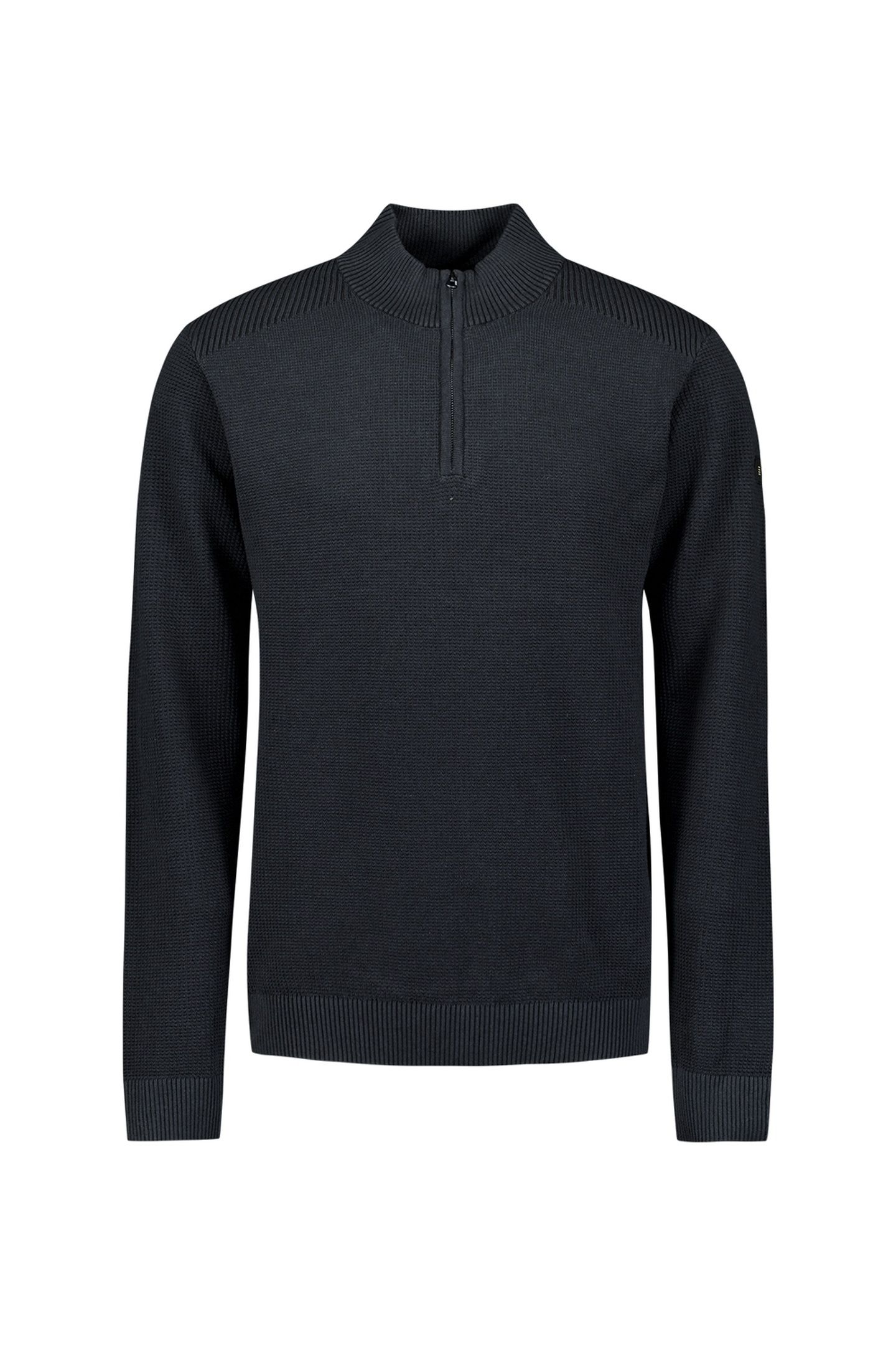 PULLOVER HALF ZIP PLATED STRUCTURE KNIT NIGHT 4