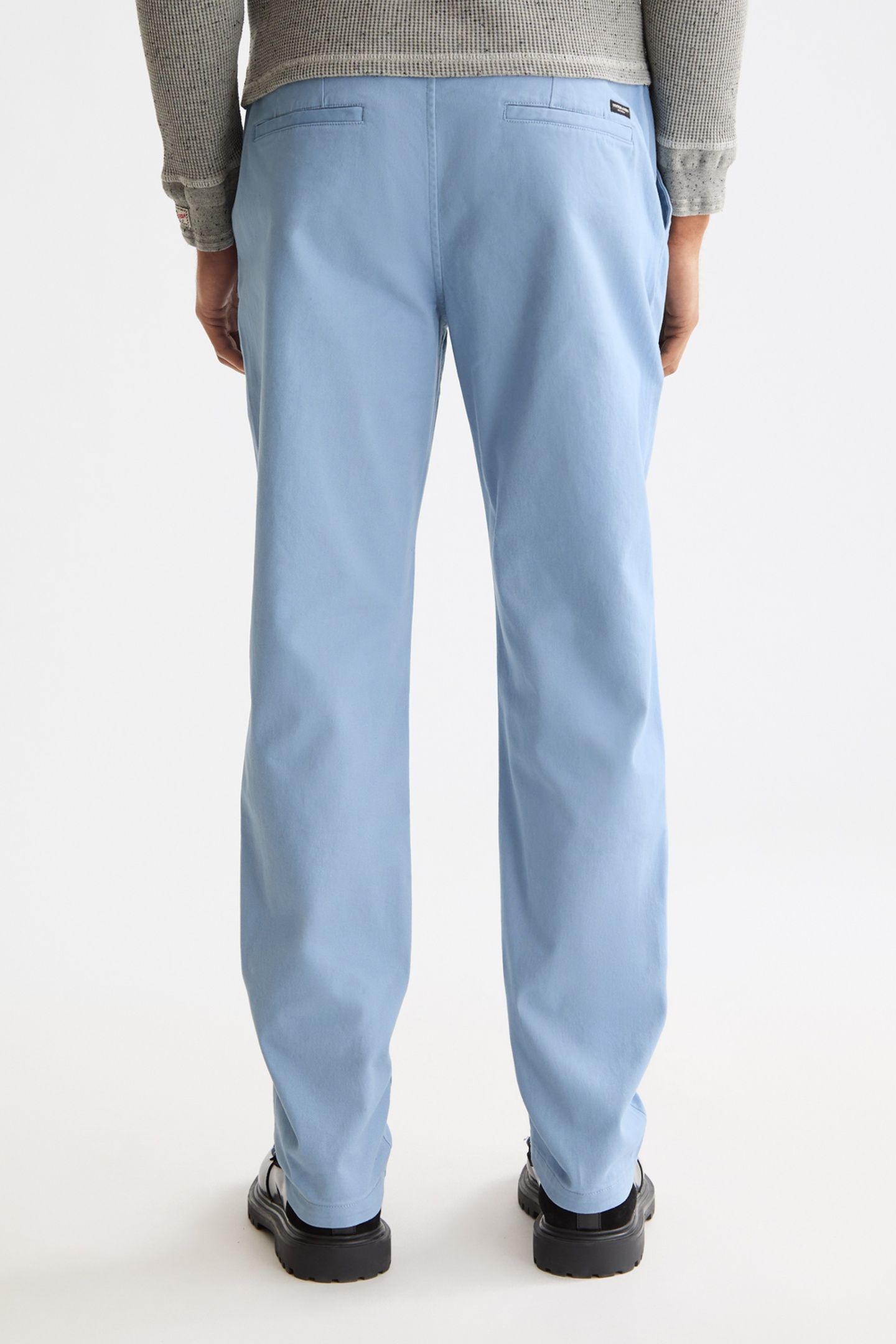 SEASONAL CORE - STUART - SLIM-FIT WASHED COTTON BLEND CHINO  3