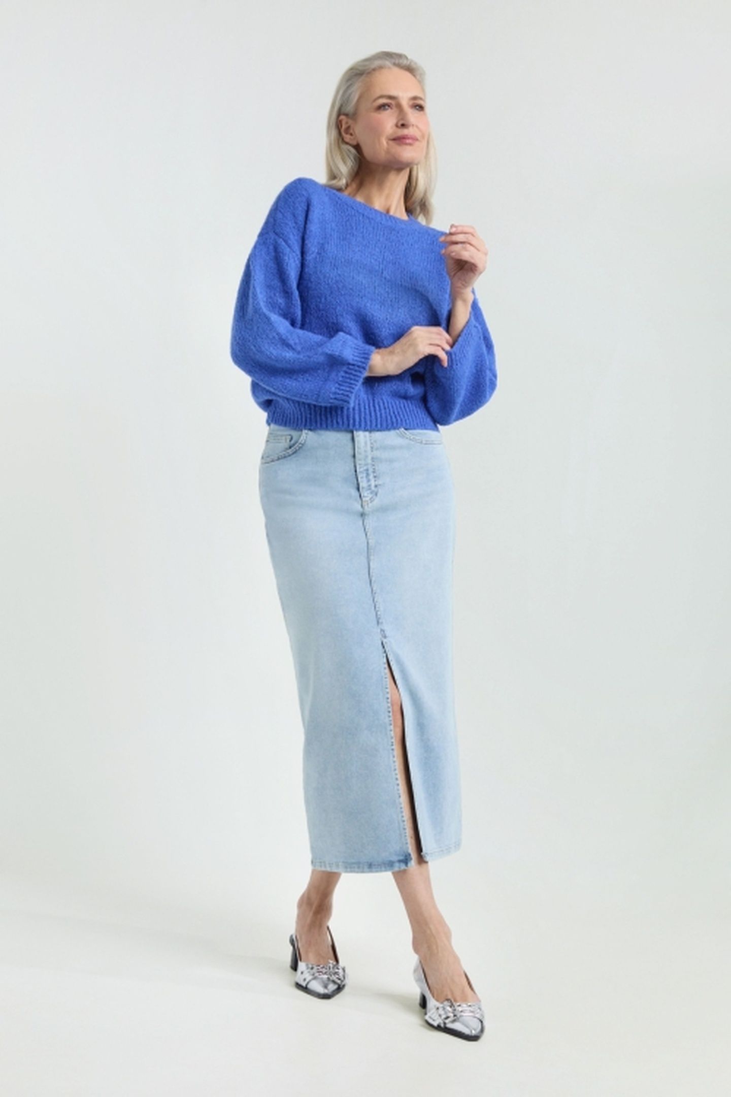ANGELIQUE SKIRT LIGHT JEANS 2
