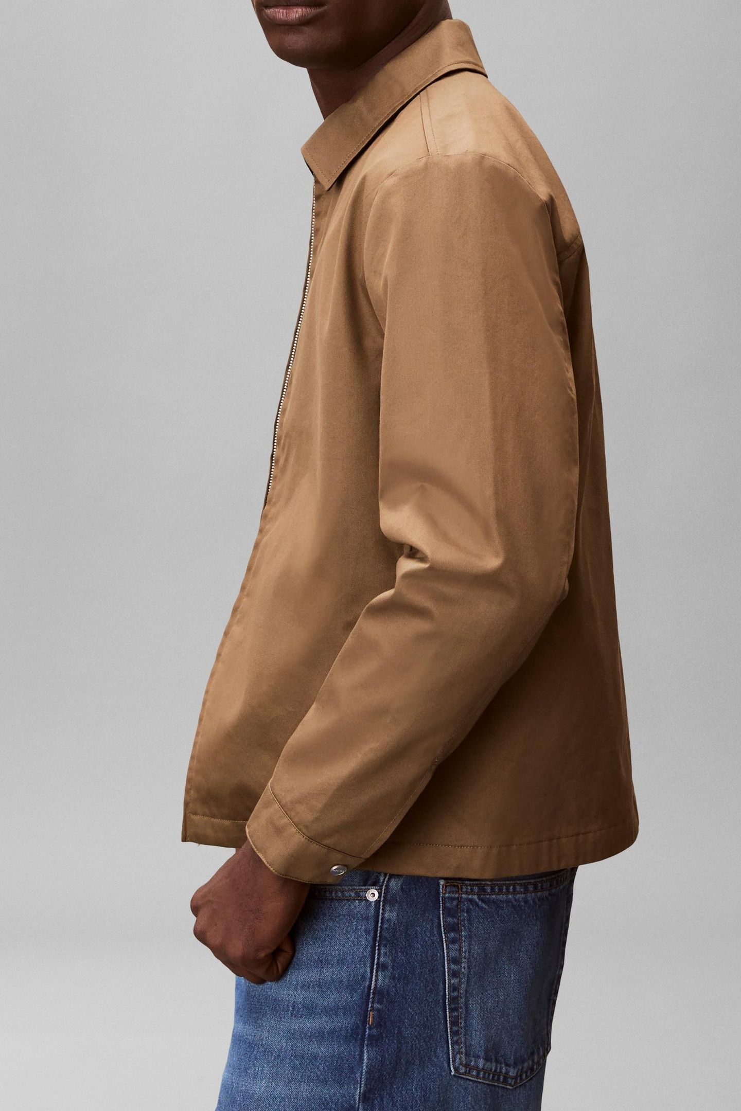 LS COTTON WING COLLAR JACKET CAPERS 4