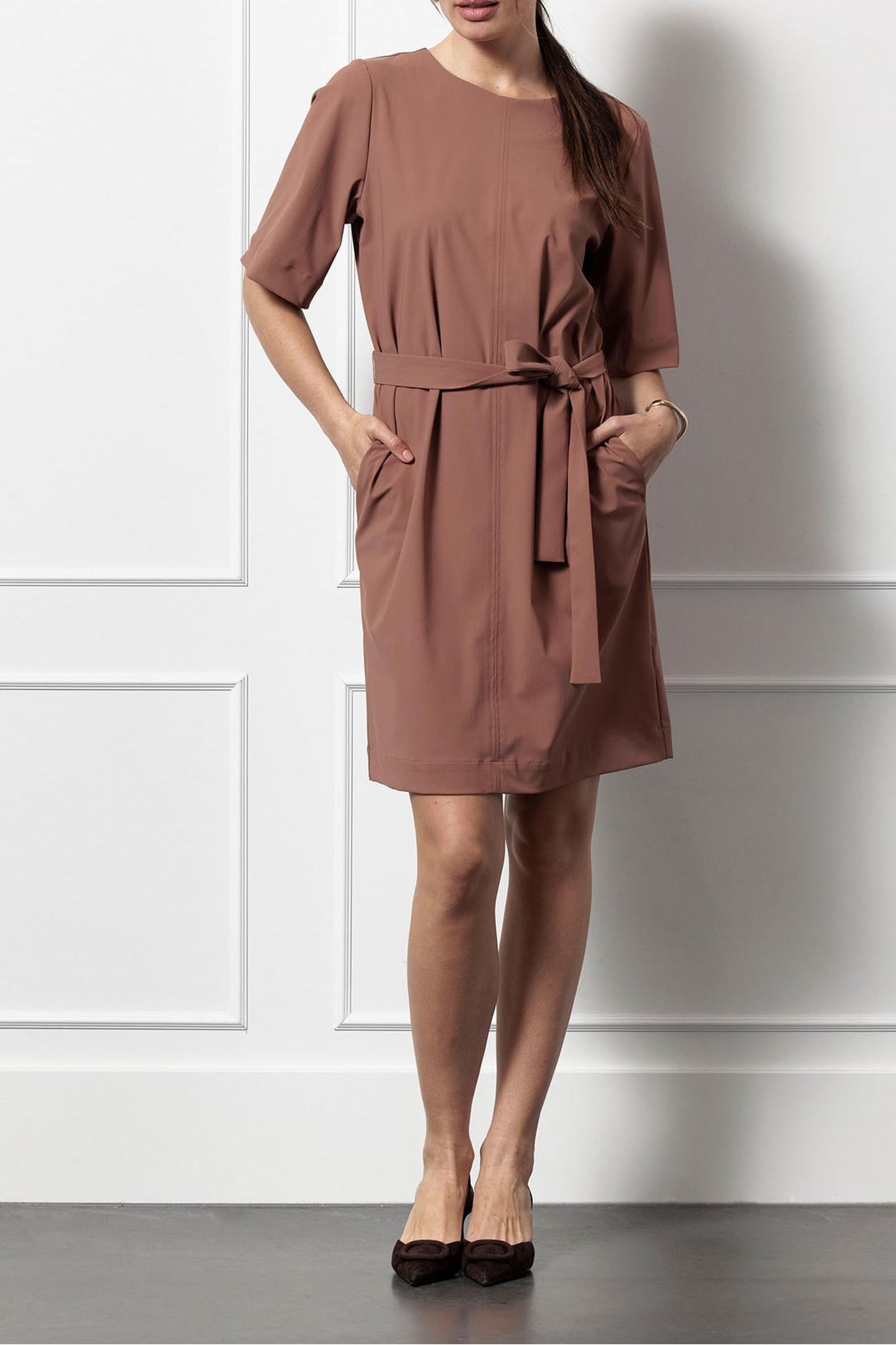 MELODY DRESS CHOCOLATE 1