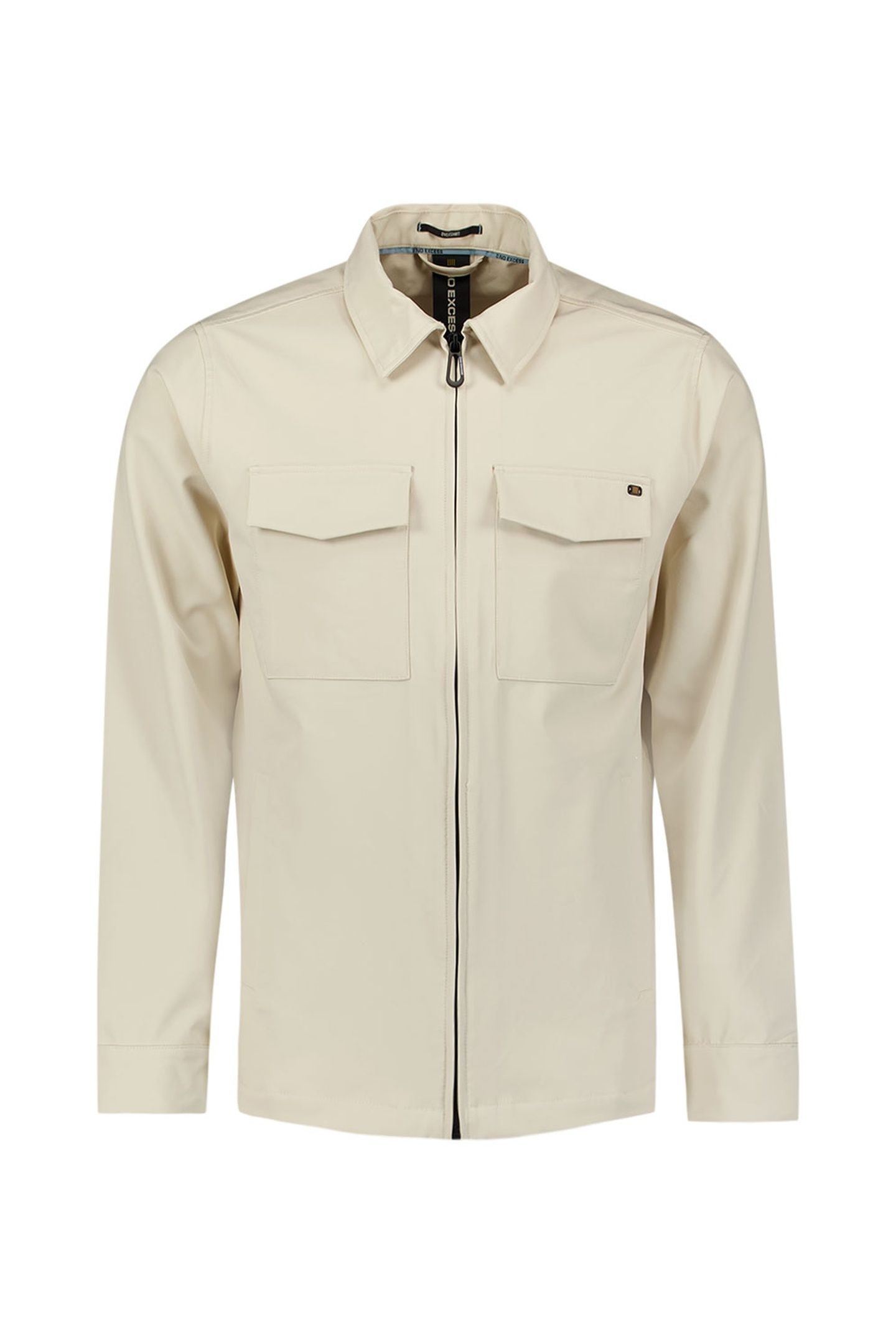 OVERSHIRT FULL ZIPPER STRETCH SEDOC STONE 4