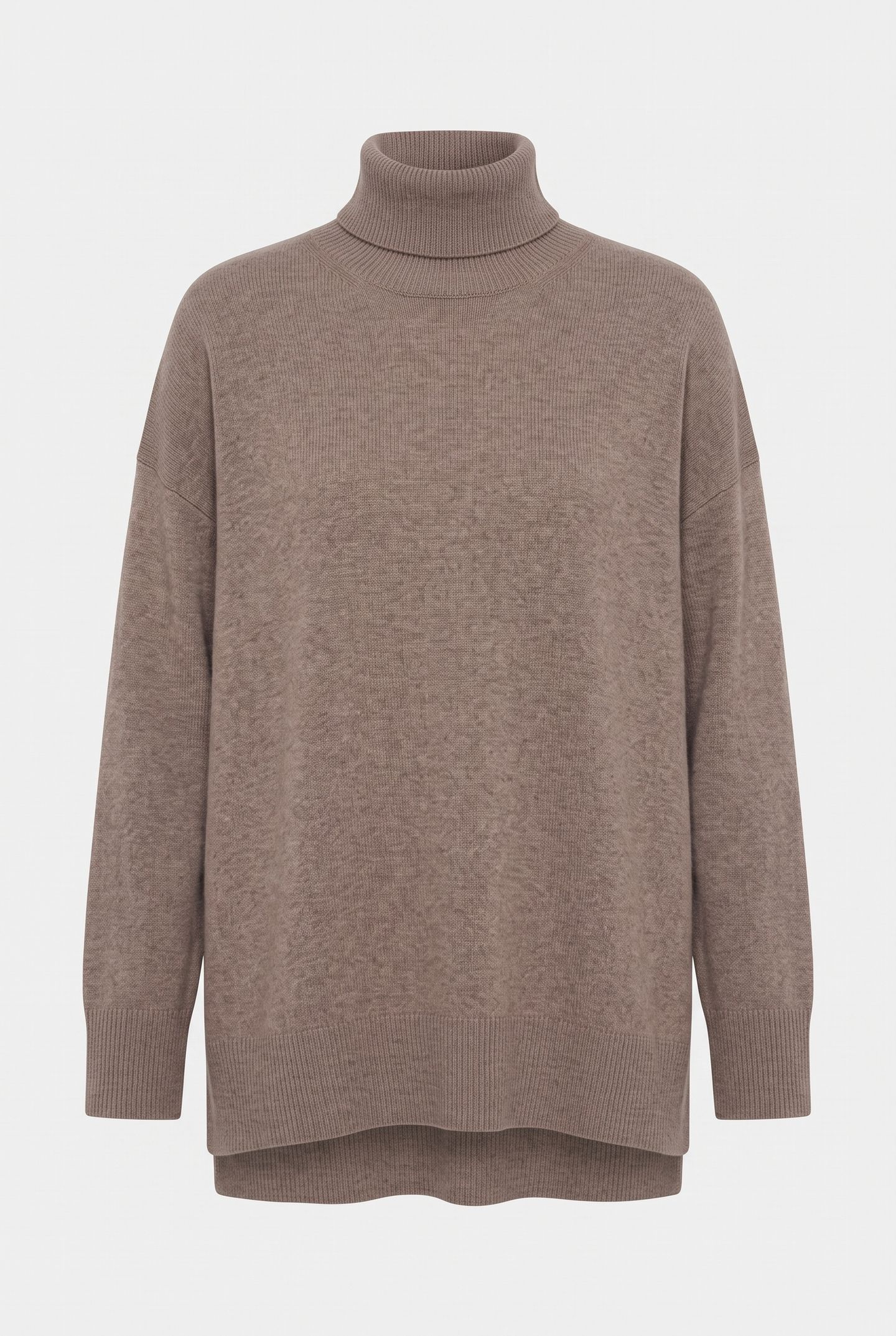 GALA ROLL NECK OAT BROWN 3