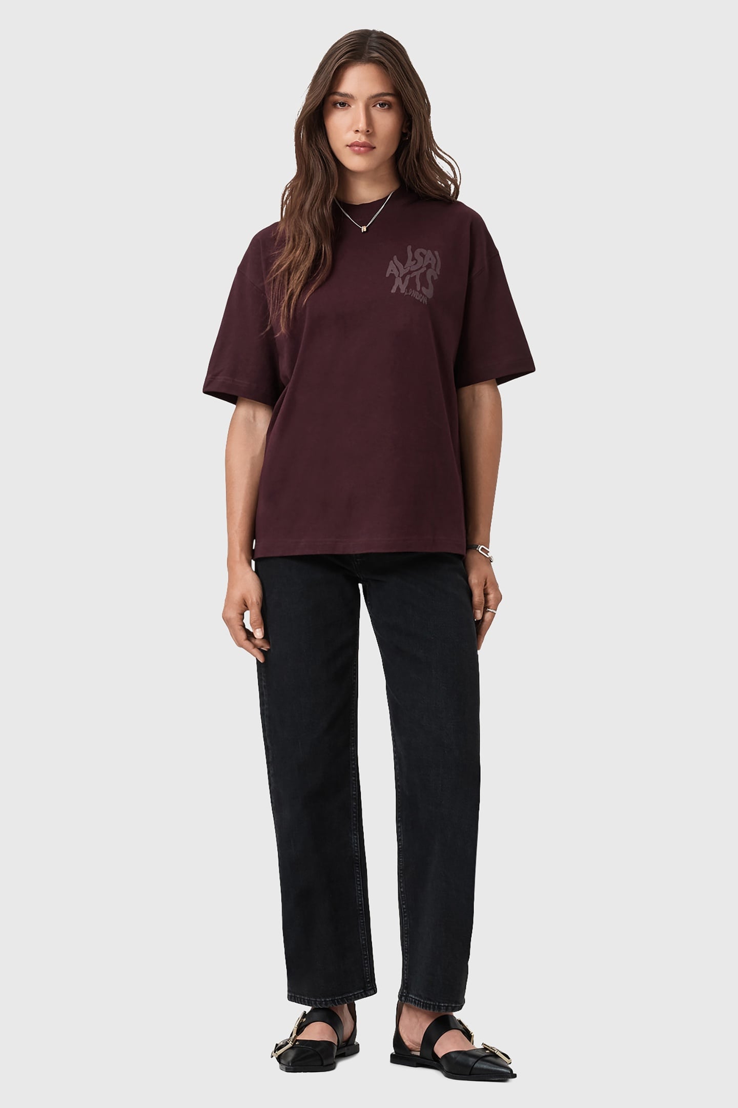 ORLANDO ETTA TEE OXBLOOD RED 2