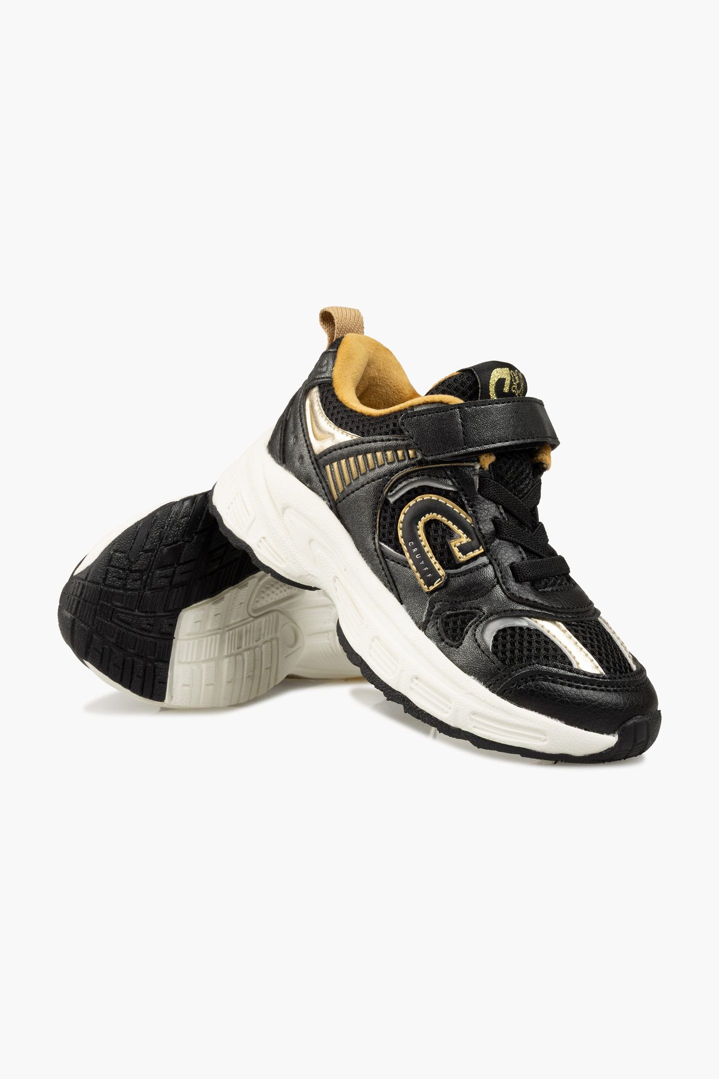 MARTI VELCRO BLACK/GOLD 3
