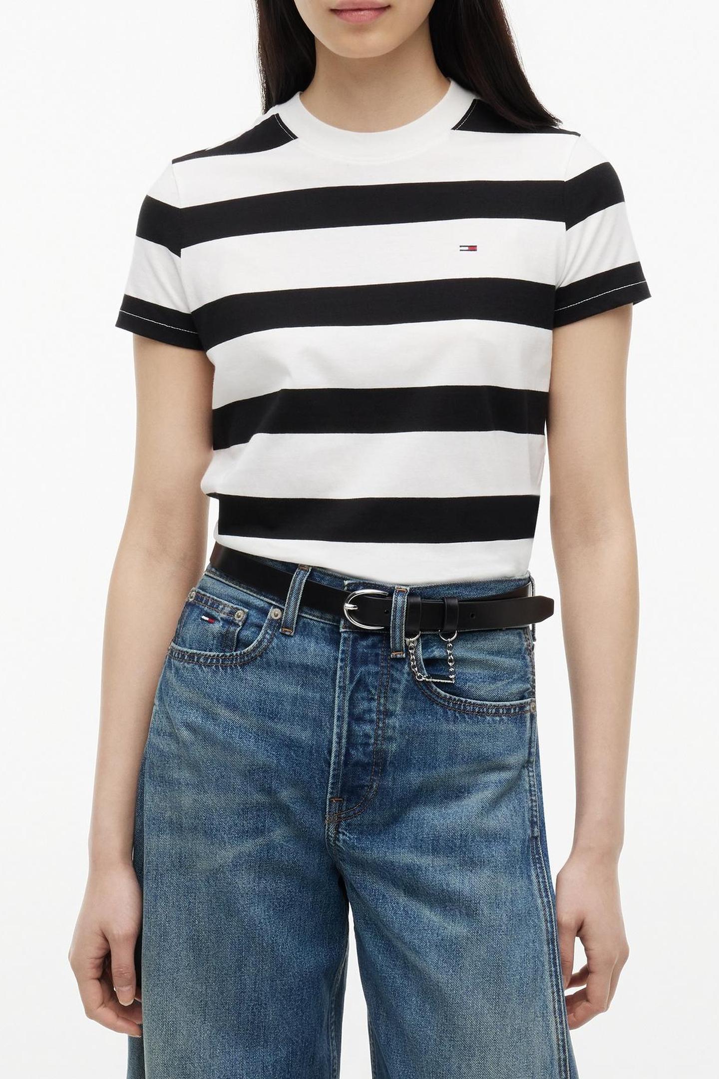 REGULAR FLAG JERSEY BLACK/STRIPE 1