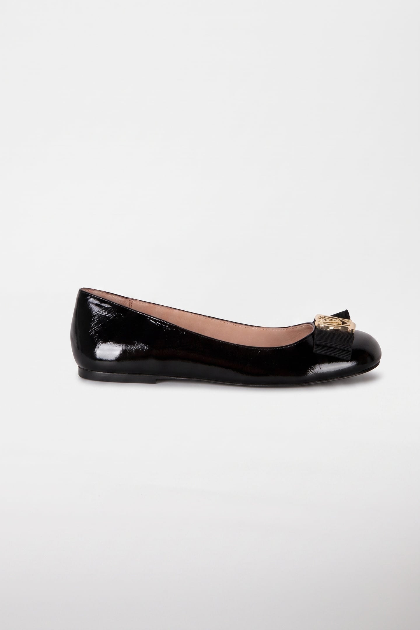PATENT-LEATHER BALLET FLATS BLACK 1