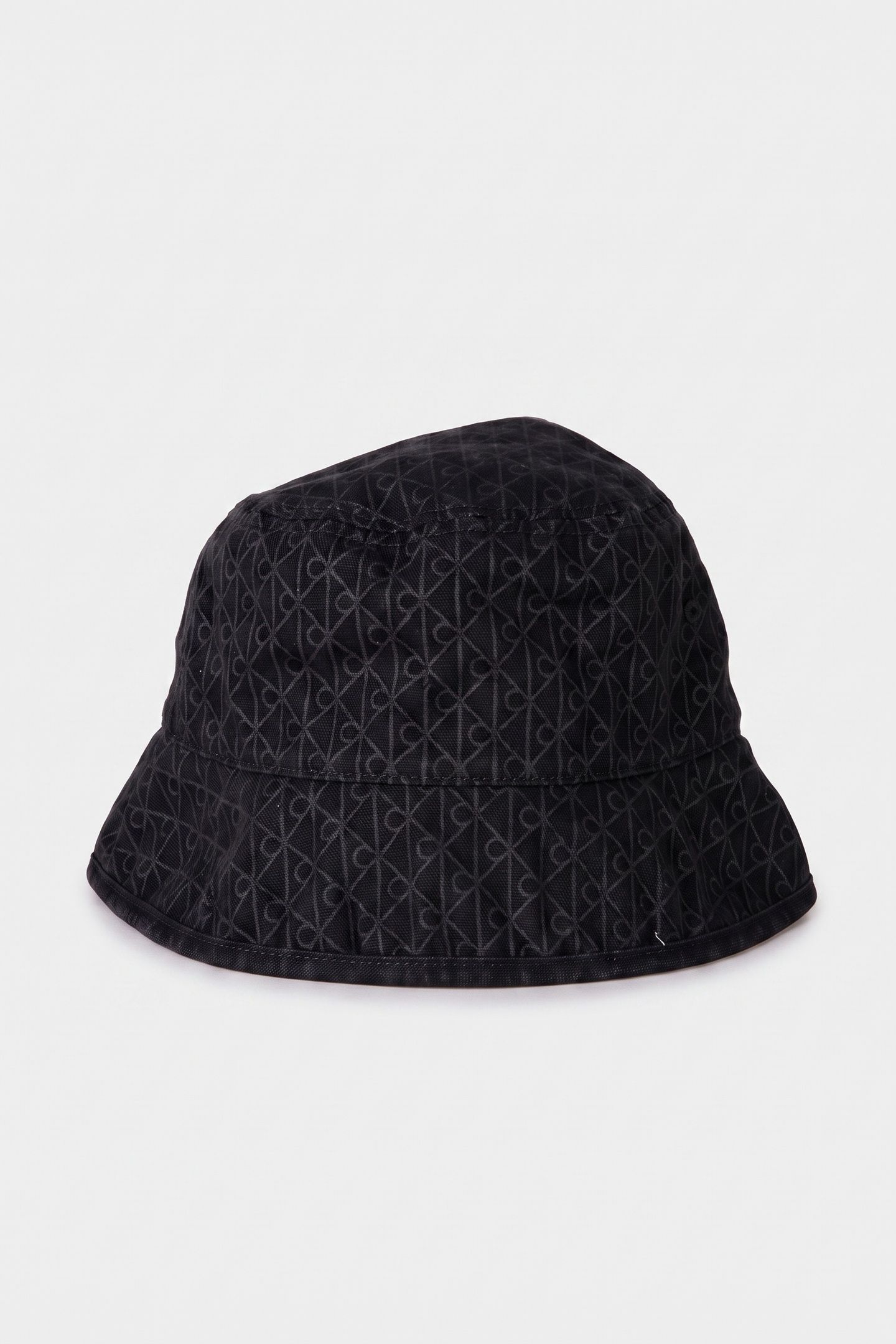 ALL-OVER PRINT WASHED CANVAS BUCKET HAT BLACK 2