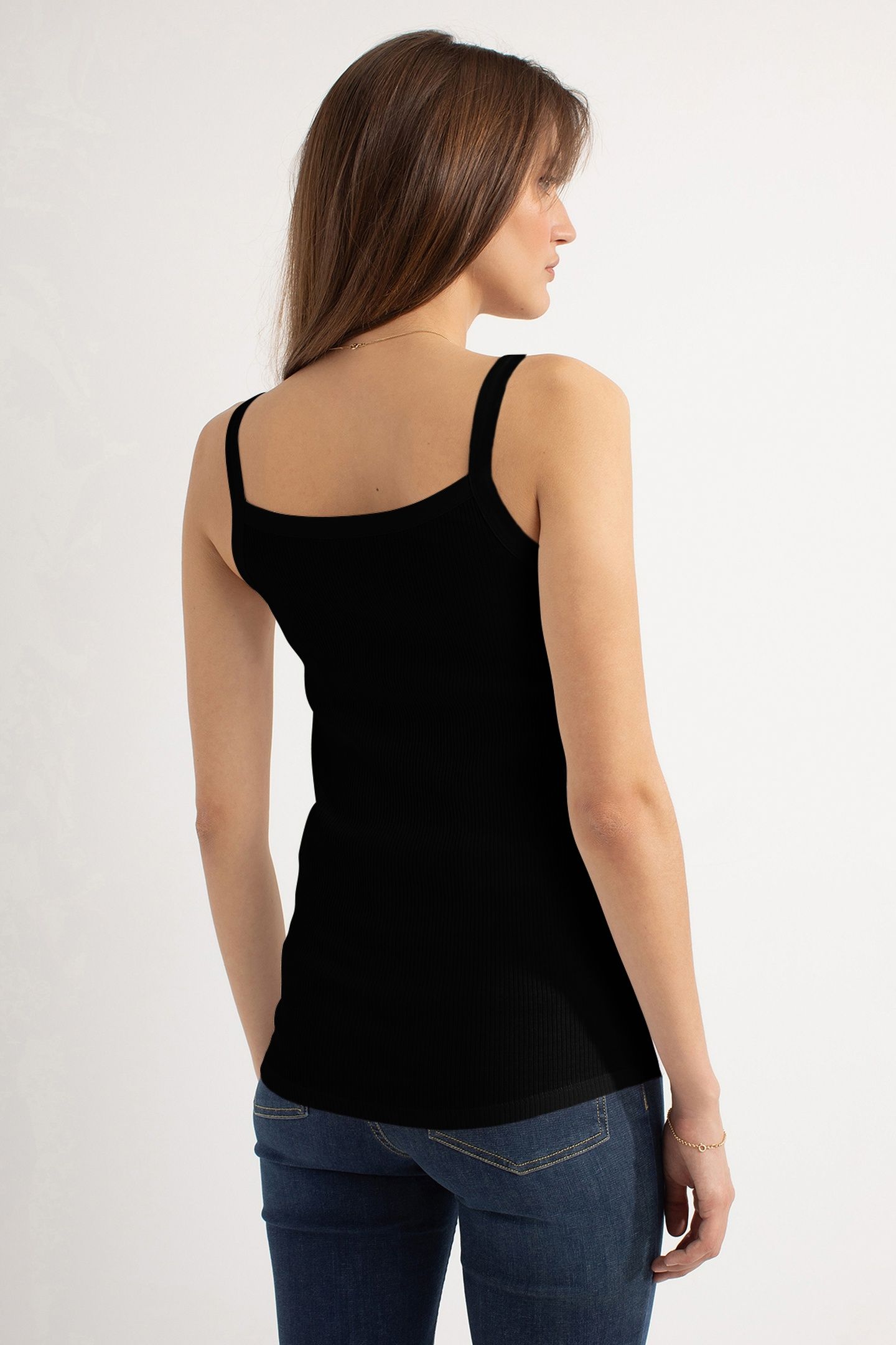 HOLLY TANK TOP RIB BLACK 2