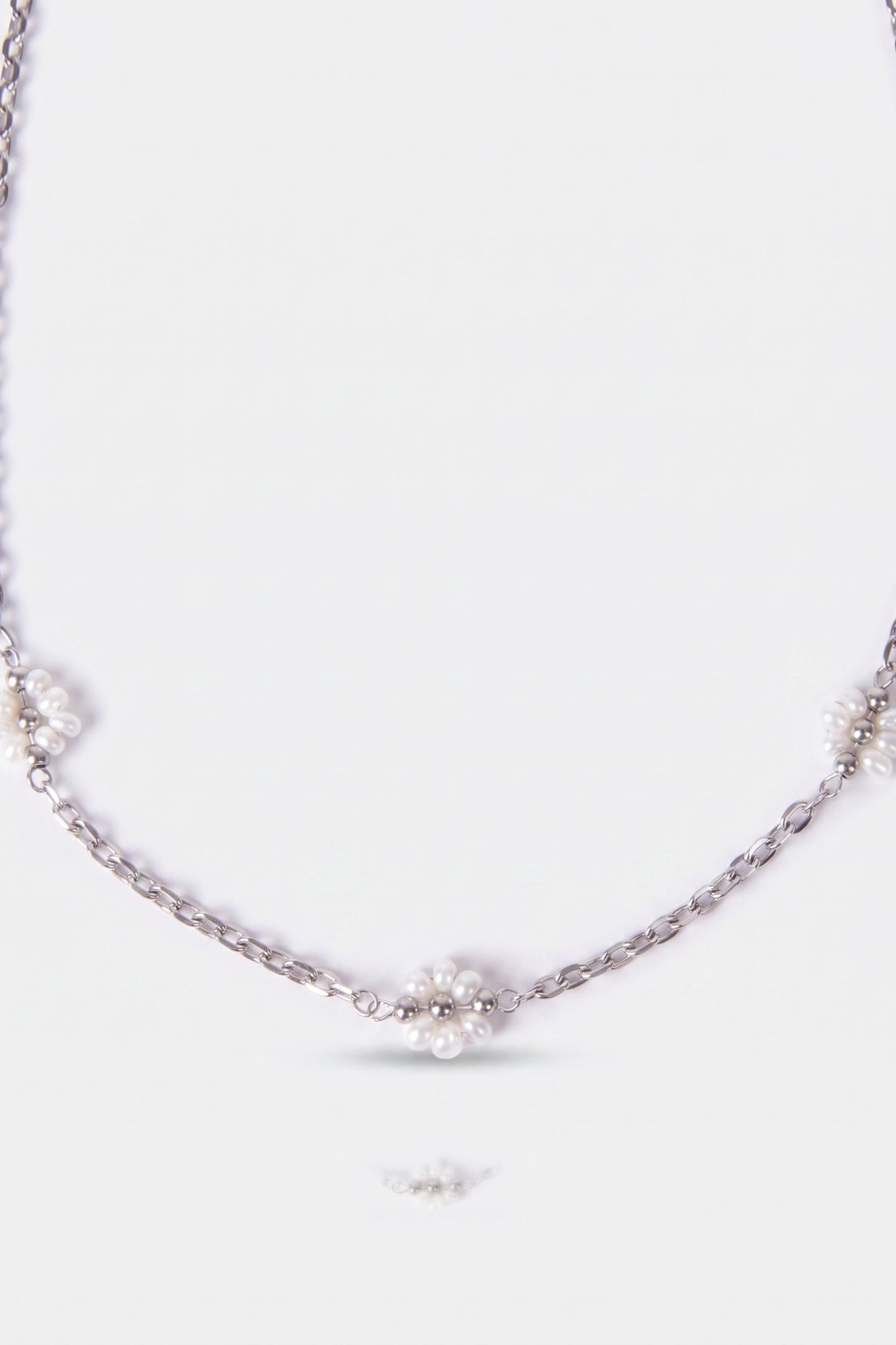 LINEN BLOSSOM KETTE SILVER 4