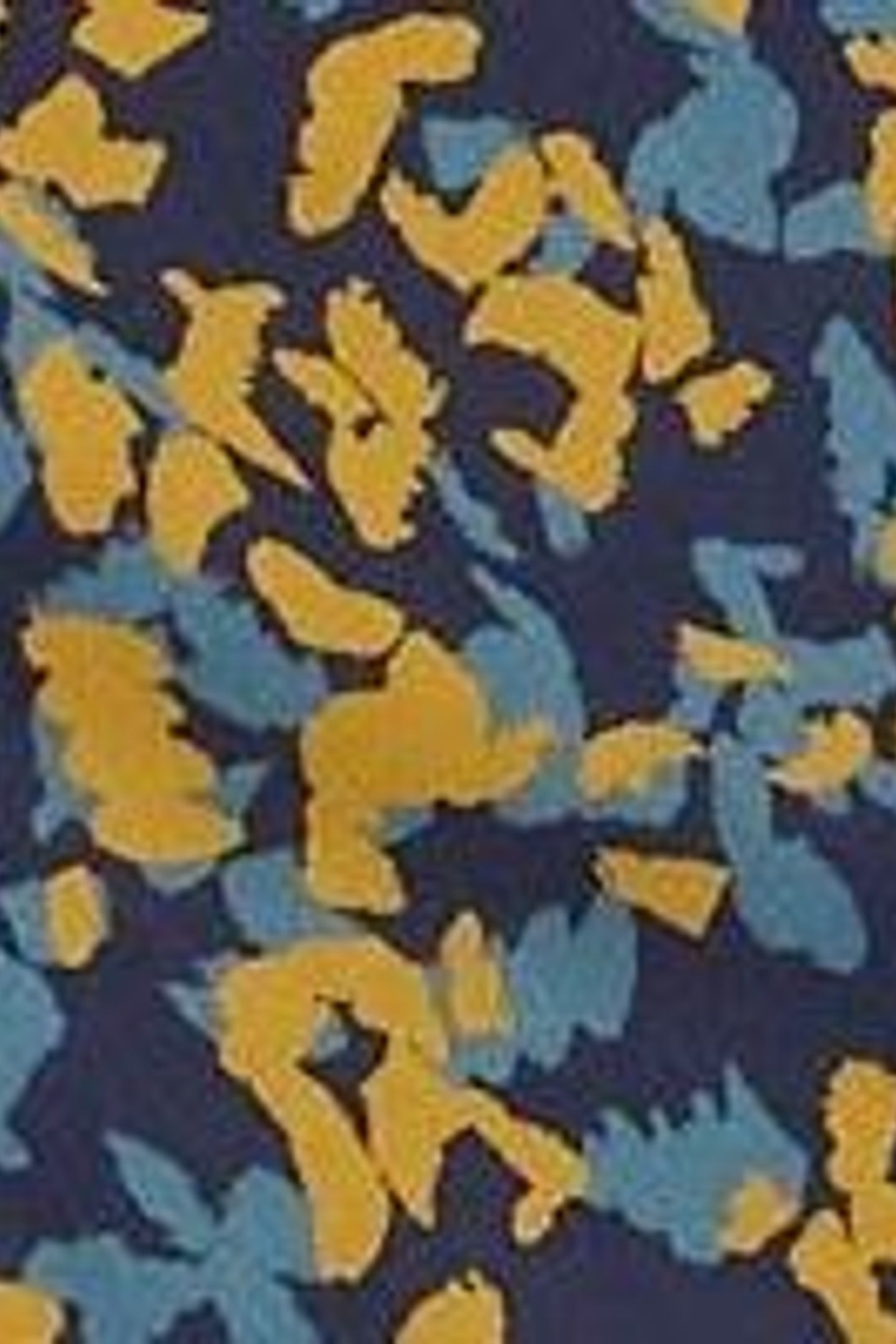 EMILY SHIRRED JERSEY DRESS NAVY PRINT 5