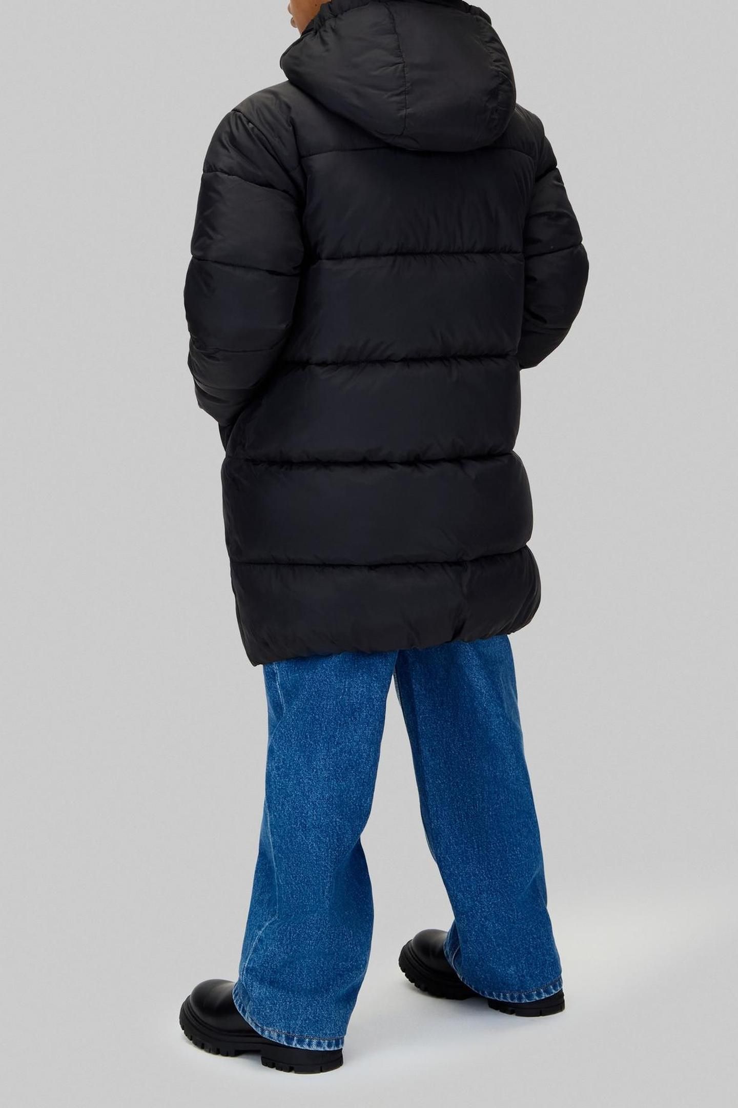 BOYS ESSENTIAL PARKA PUFFER BLACK 3