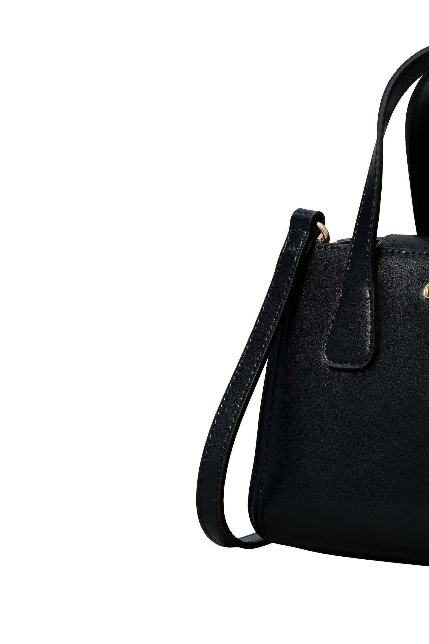 CK MINI TOTE CROSSBODY BAG BLACK 4