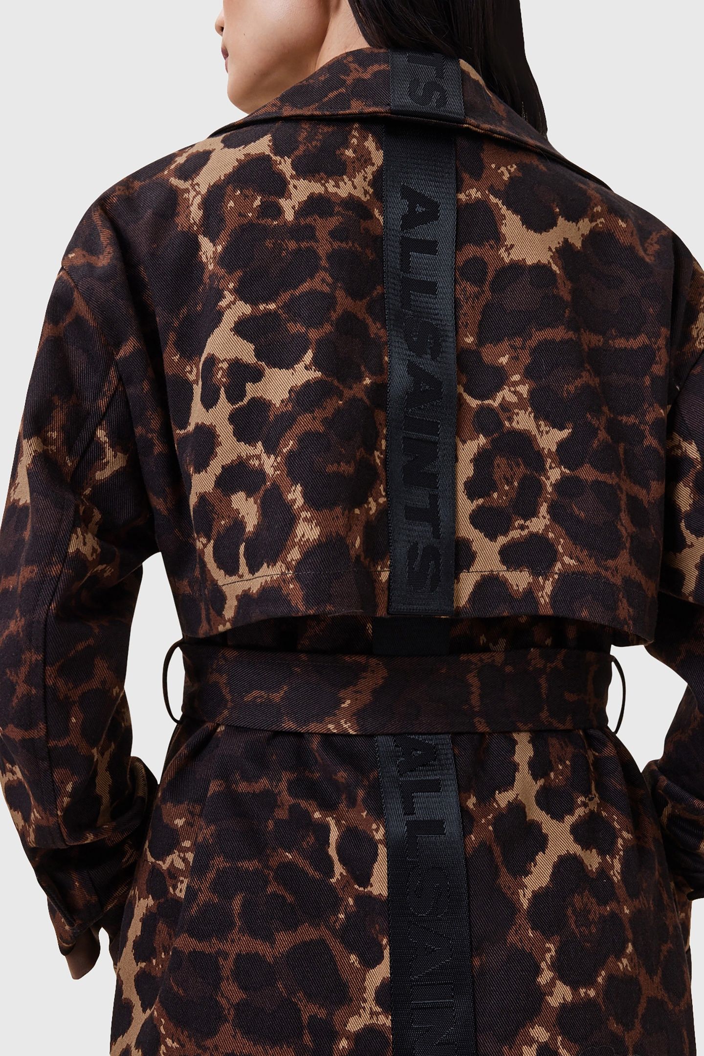 ABEL TRENCH LEOPARD BROWN 5