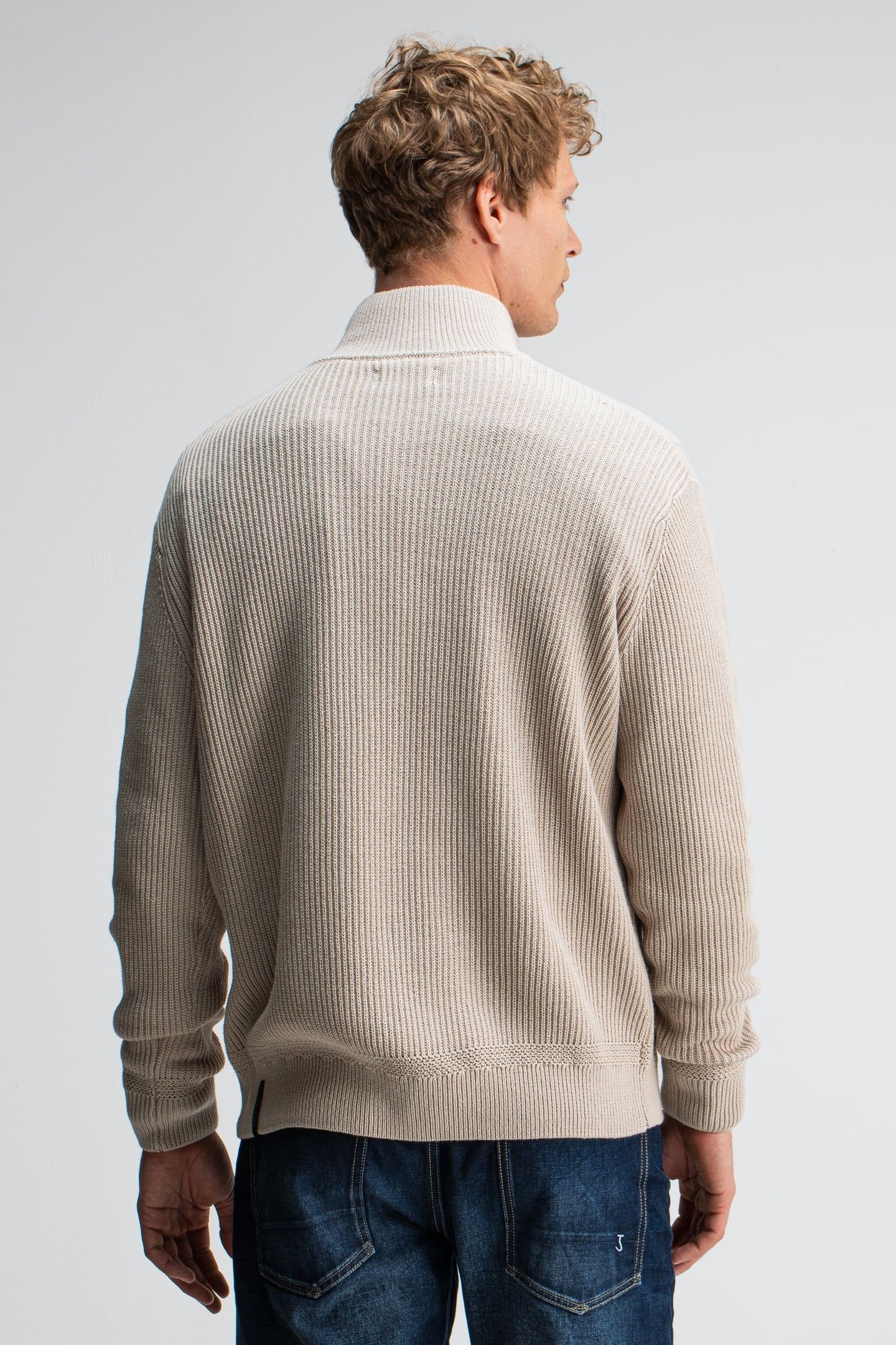 GALWAY HALF ZIP LT. SAND 2