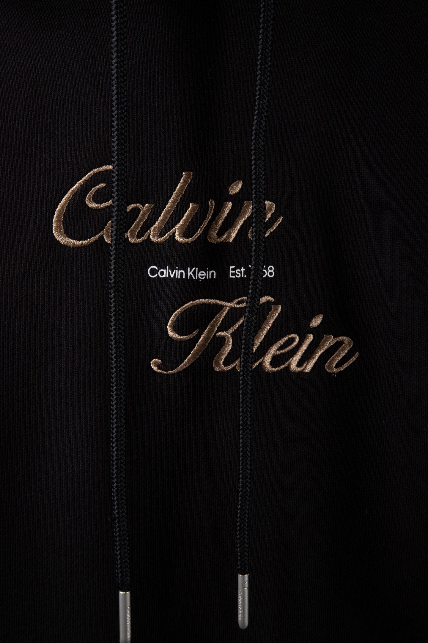 LONG SLEEVE CLASSIC 350GSM TERRY SCRIPT BLACK 4