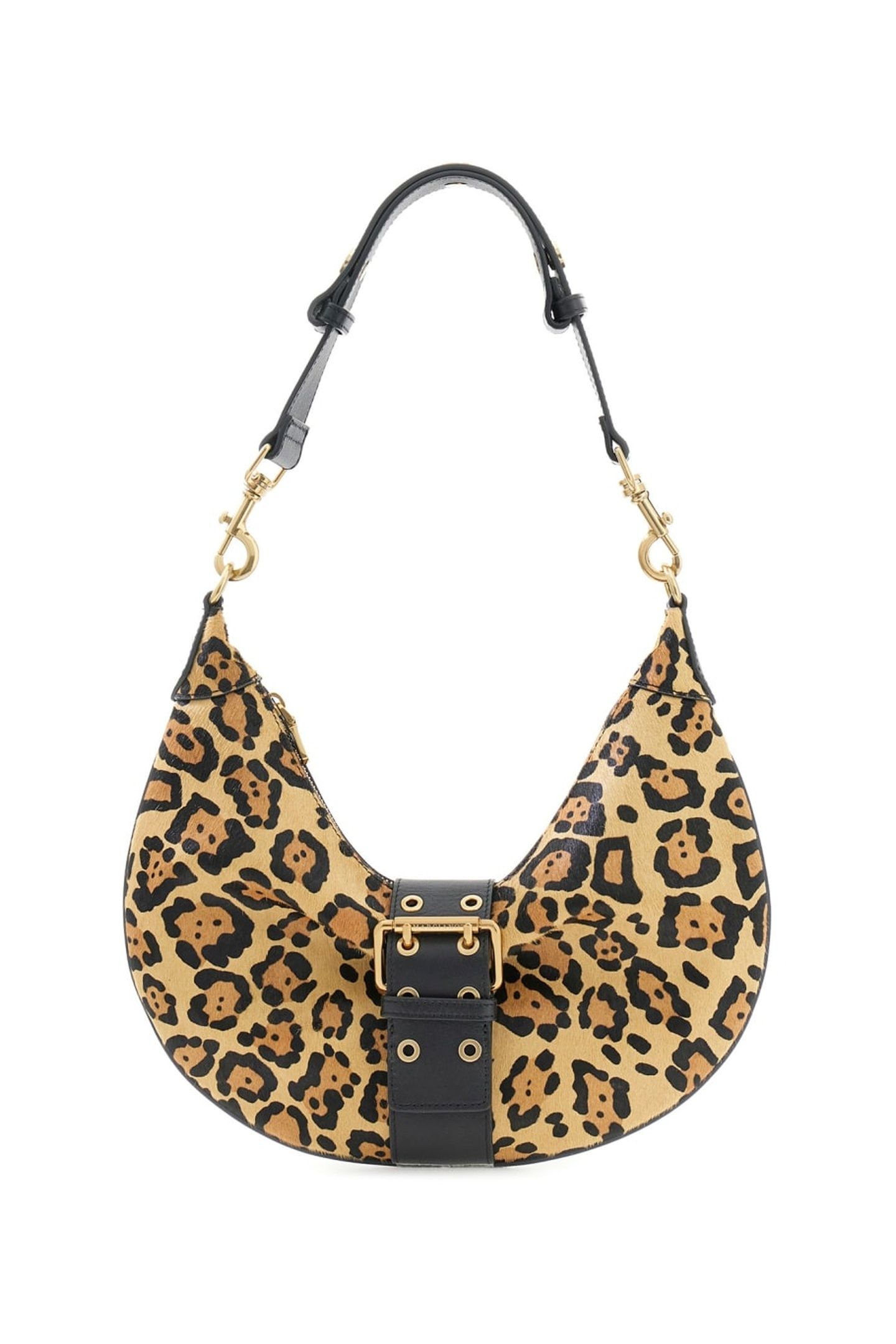 HALFMOON BAG PONY LEOPARD FUR 3