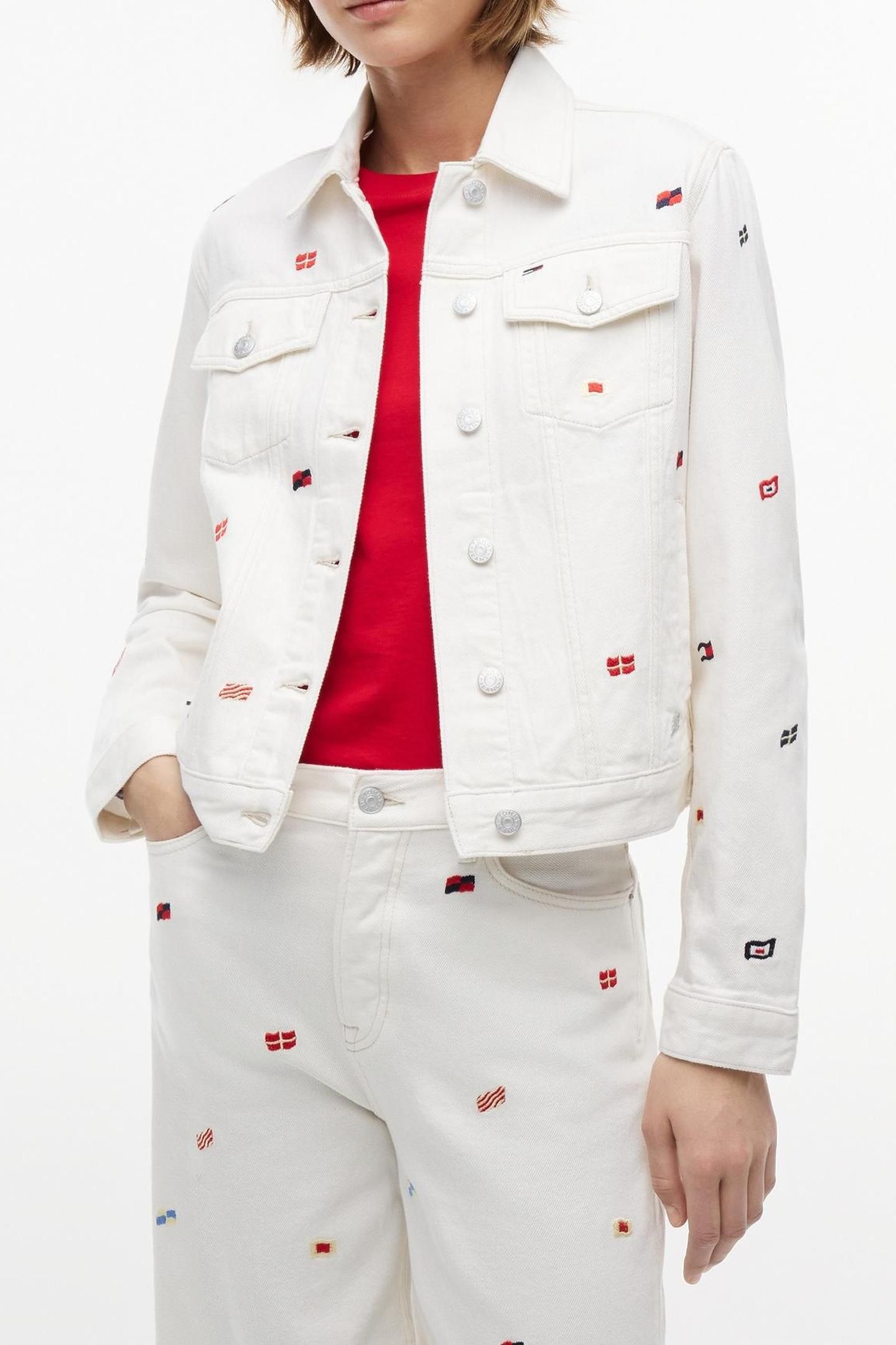 CLASSIC TRUCKER DENIM WHITE 1