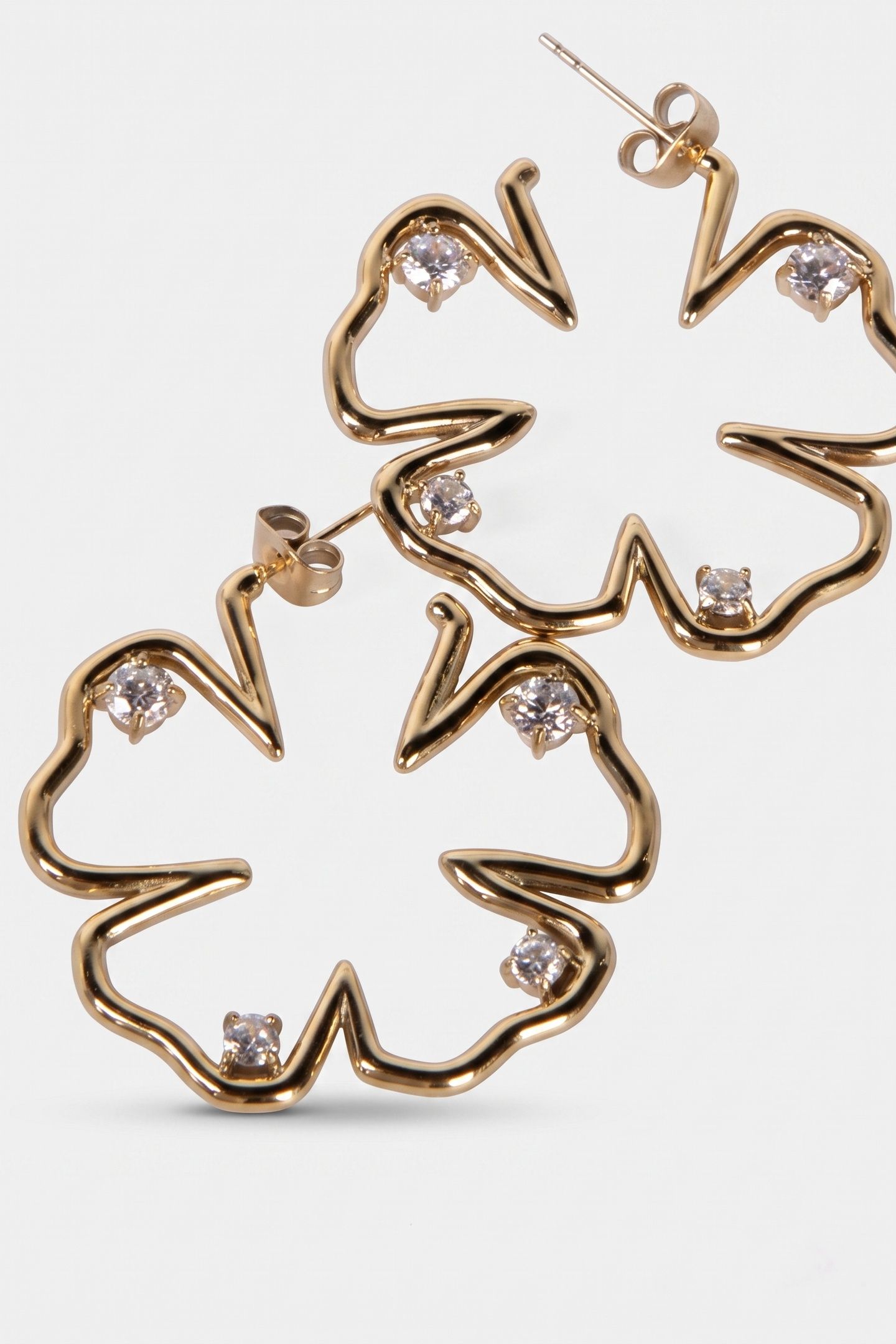 JEWELRY BOX HIBISCUS SET GOLD 7